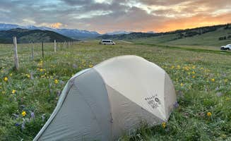 Danielle J.'s photo of a dispersed camping area at Grouse Mountain Basecamp on Forest Road 403 near Hyattville, WY