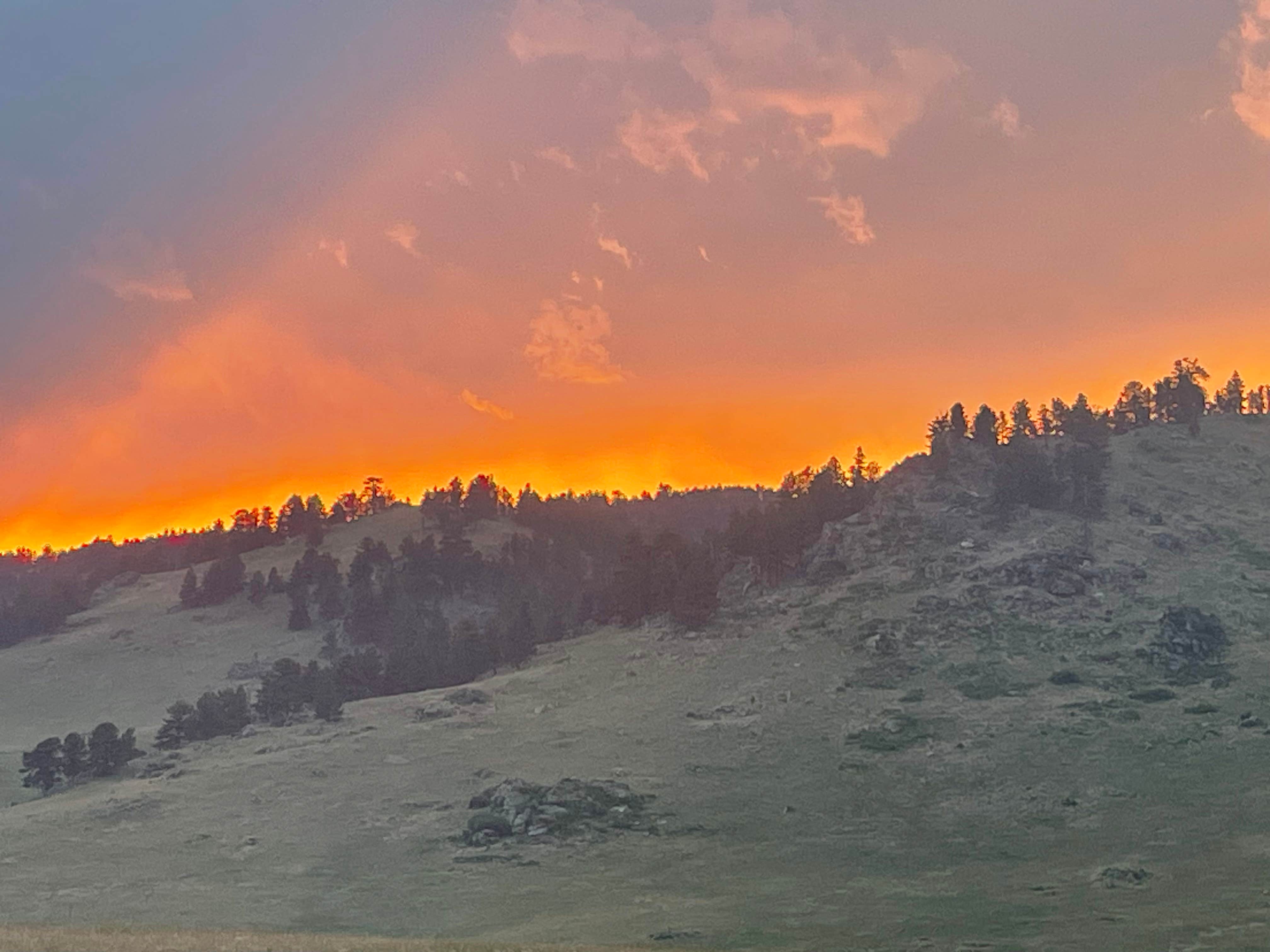 Angie A.'s photo of a dispersed camping area at Grouse Mountain Basecamp on Forest Road 403 near Bighorn National Forest