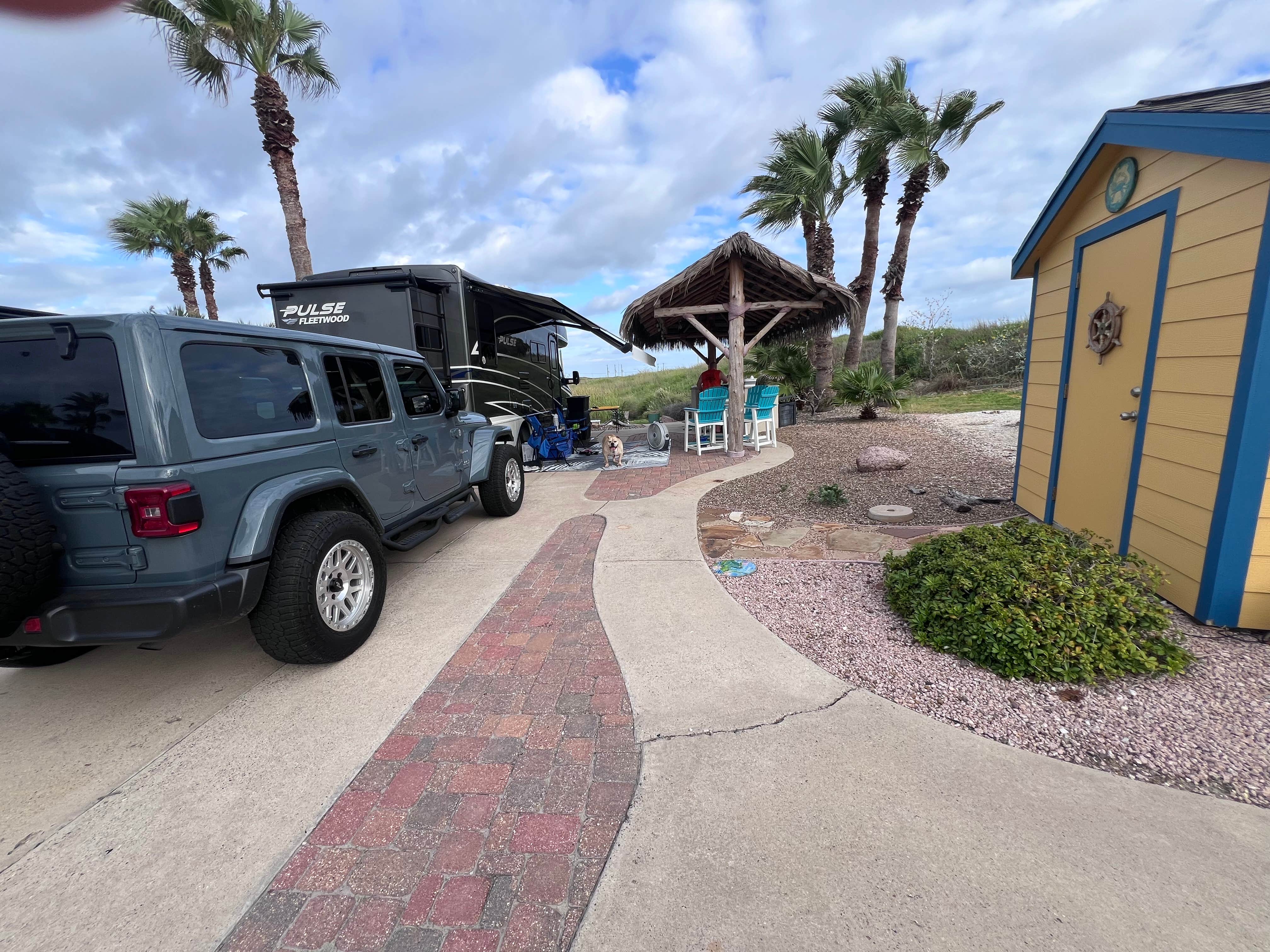 Dustin D. B.'s photo of camping with pets at Gulf Waters RV Resort near Padre Island National Seashore
