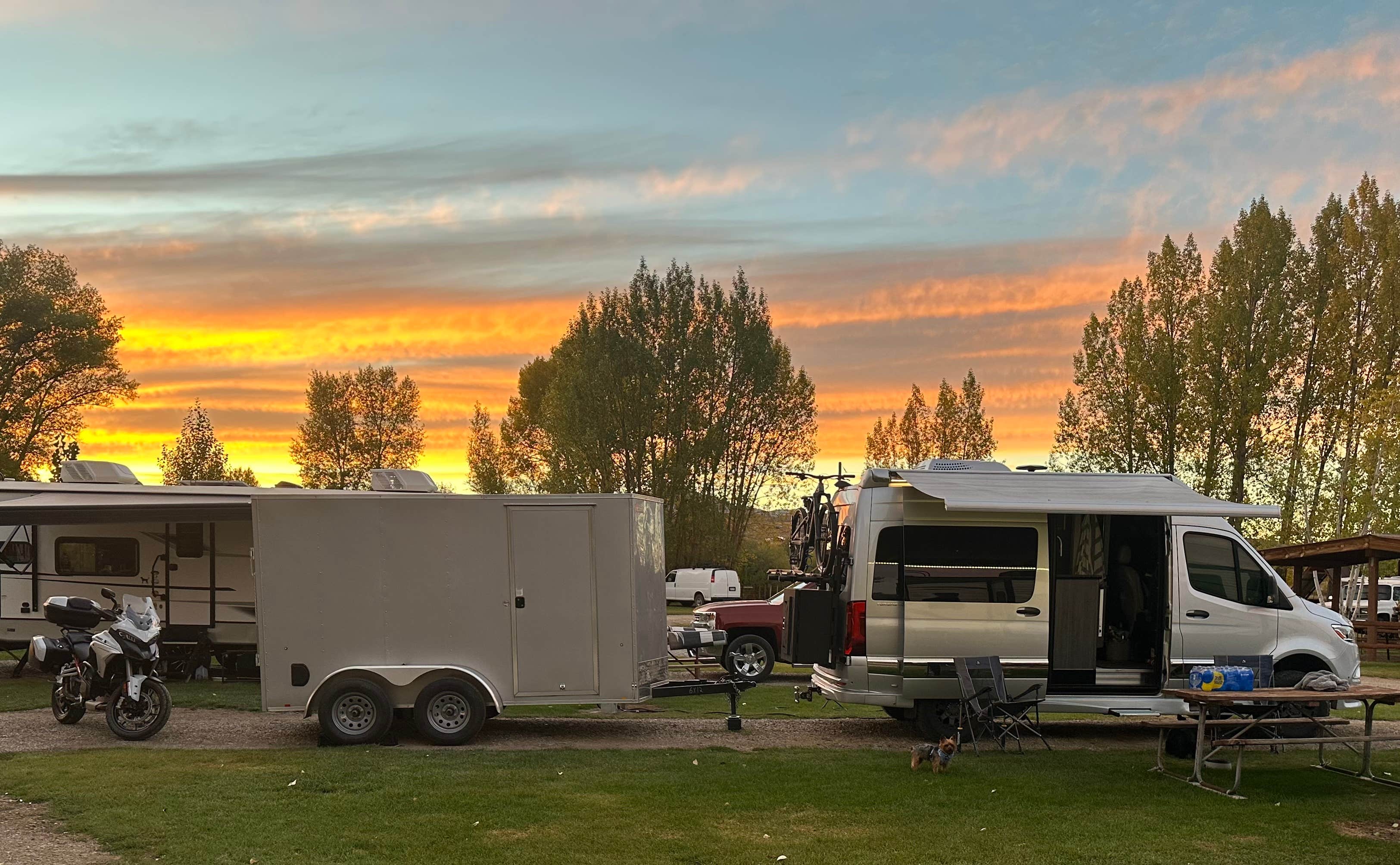 Chris A.'s photo of camping with pets at Gunnison KOA near Powderhorn, CO