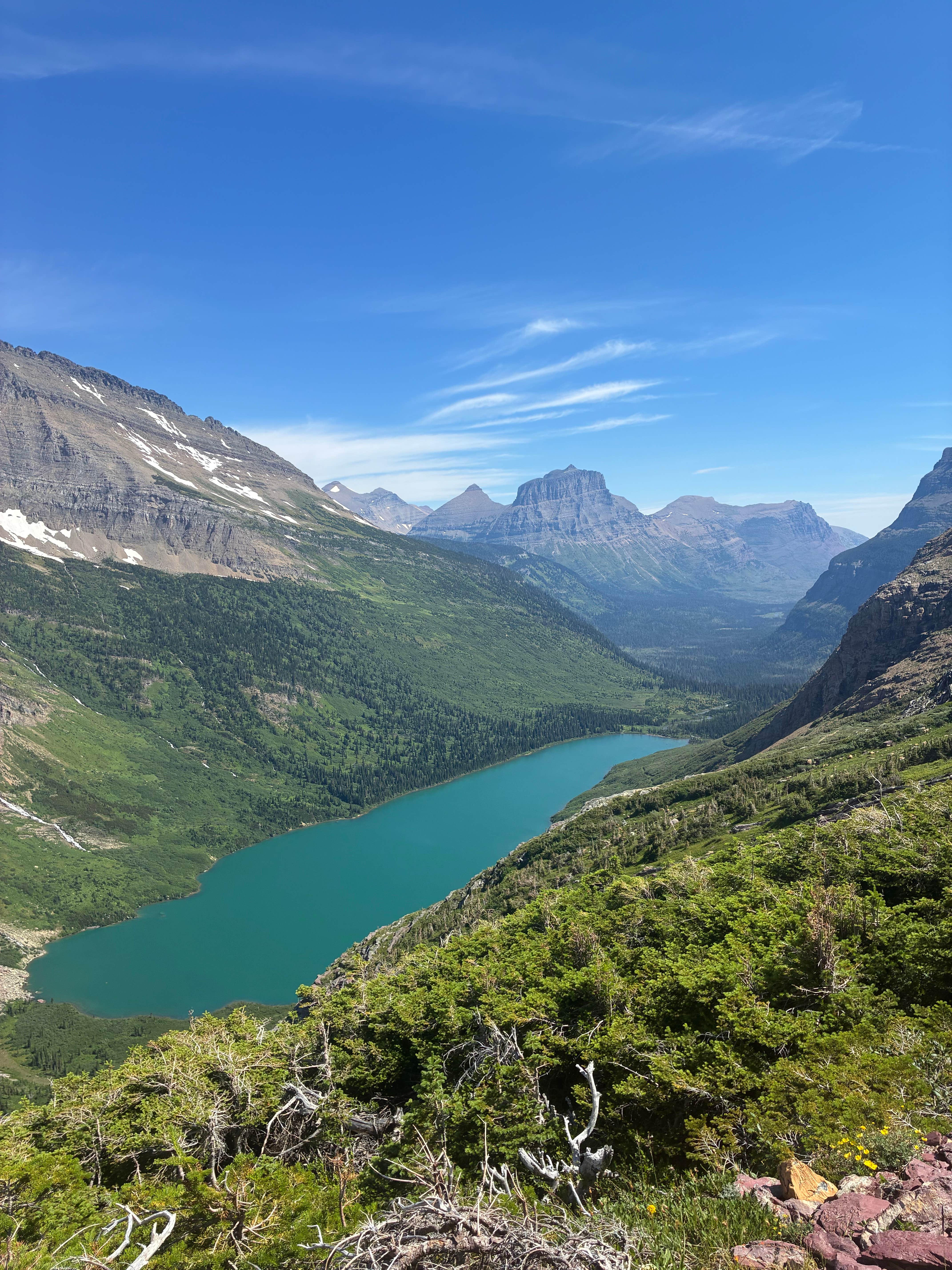 Camping near Arrow Lake Wilderness Campsite — Glacier National Park: Gunsight Lake Wilderness Campsite — Glacier National Park, Siyeh Bend, Montana