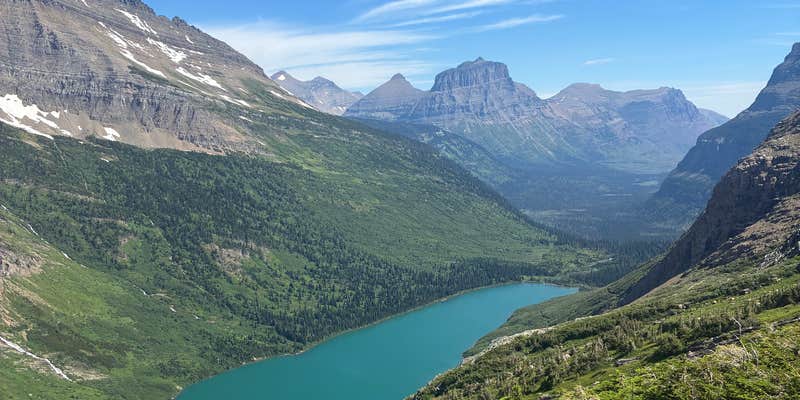 Camper submitted image from Gunsight Lake Wilderness Campsite — Glacier National Park