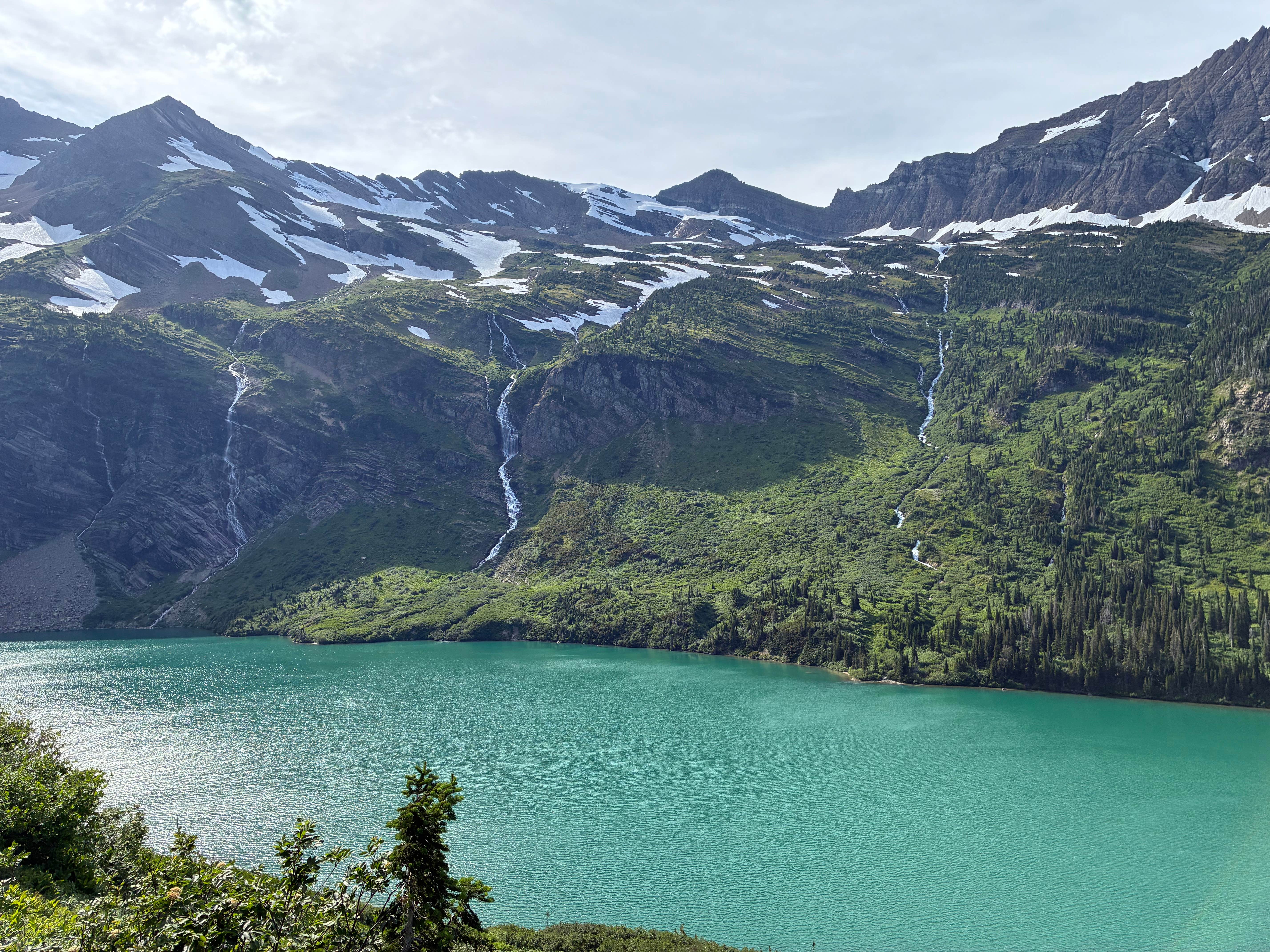 Camper-submitted photo at Gunsight Lake Wilderness Campsite — Glacier National Park near West Glacier, MT