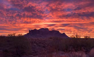 Camping near Superstition Mountains -- Dispersed Sites along Hwy 88: Hackamore Road Dispersed , Apache Junction, Arizona