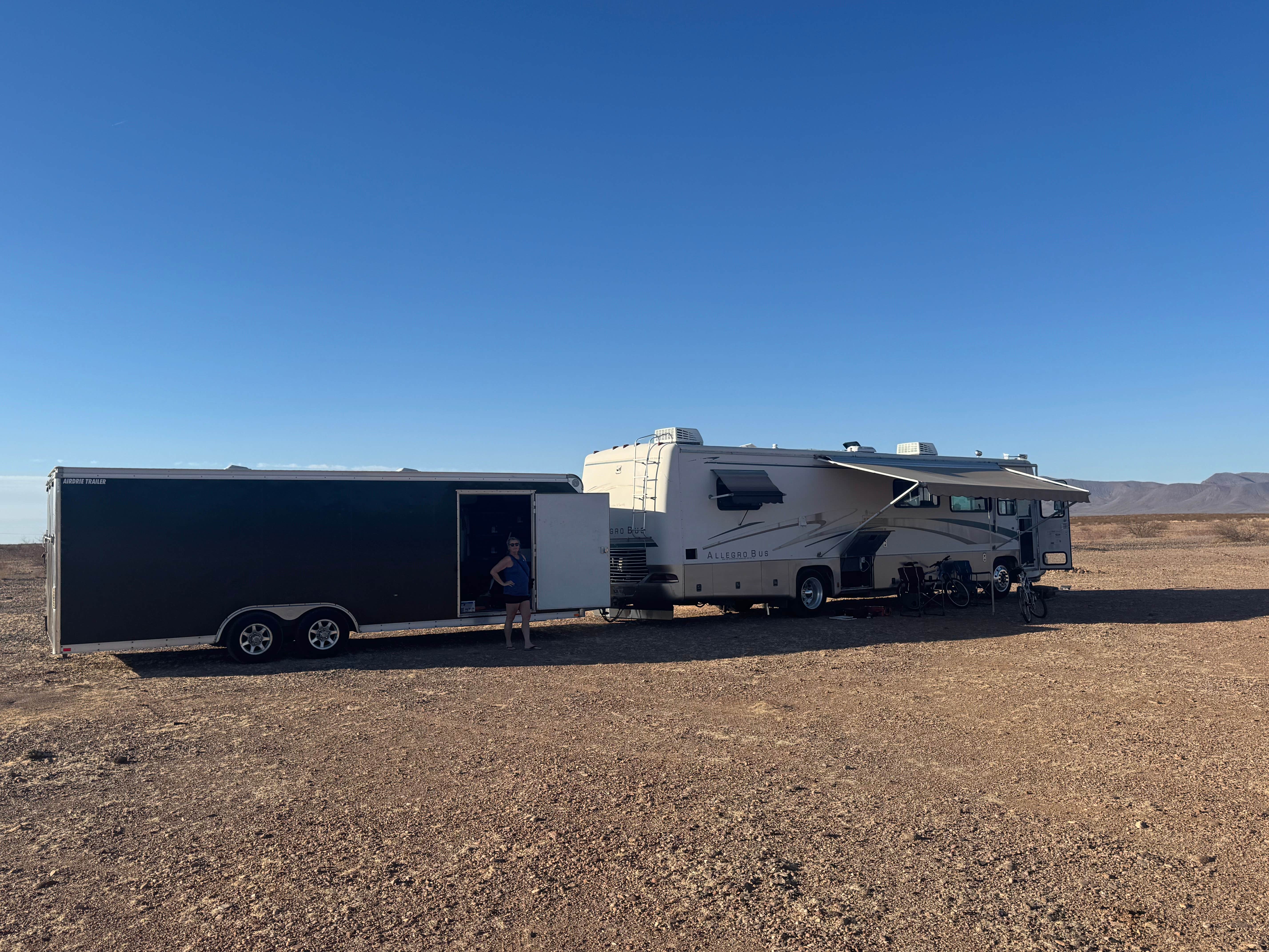 Chris M.'s photo of rv camping at Haekel Rd Dispersed Camping near Thatcher, AZ