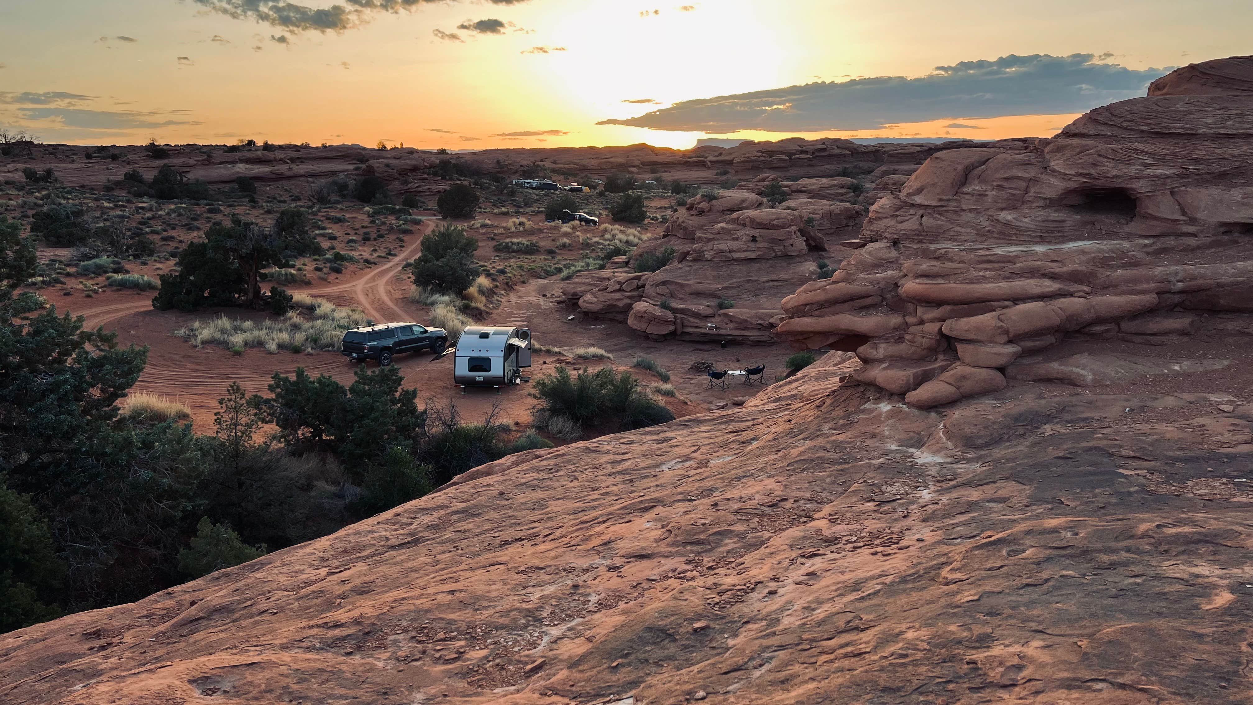 Francois T.'s photo of a dispersed camping area at Hamburger Rock Dispersed Camping near Canyonlands National Park