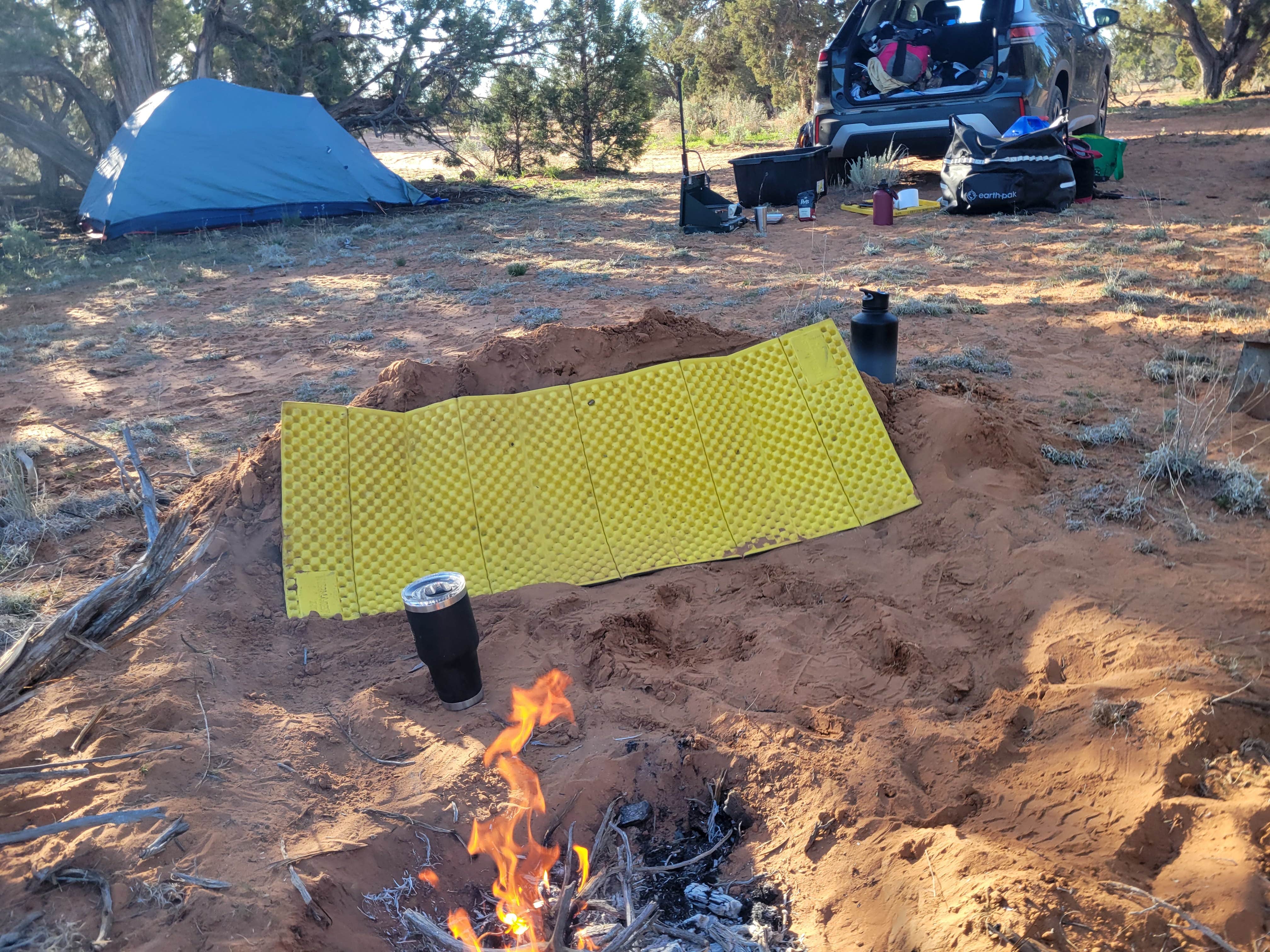 Camping near BLM Road #71 Gravel Pit Dispersed - BLM: Hancock Road 64L Dispersed, Mount Carmel Junction, Utah