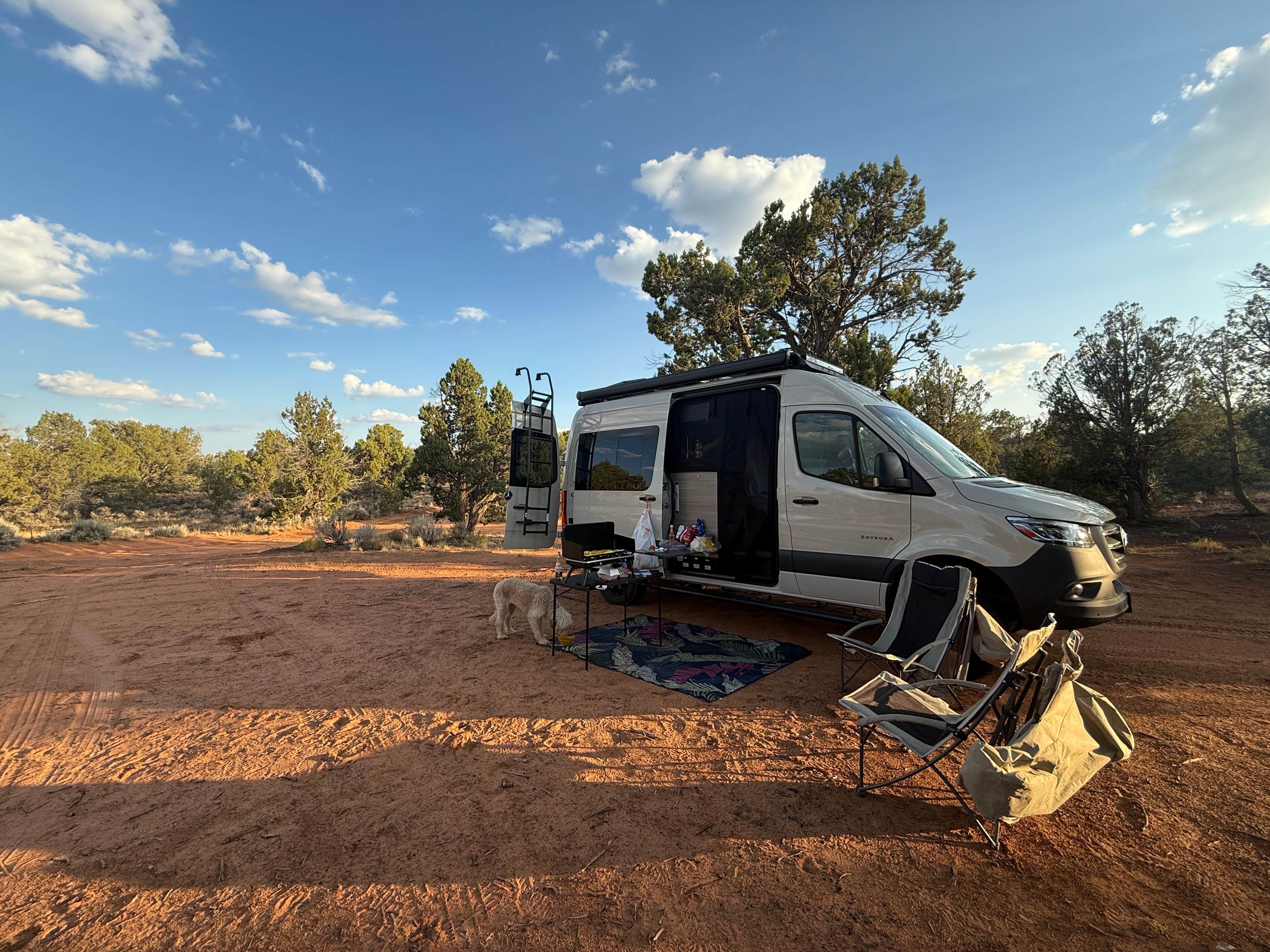 Anthony C.'s photo of camping with pets at Hancock Road 64L Dispersed near Kanab, UT