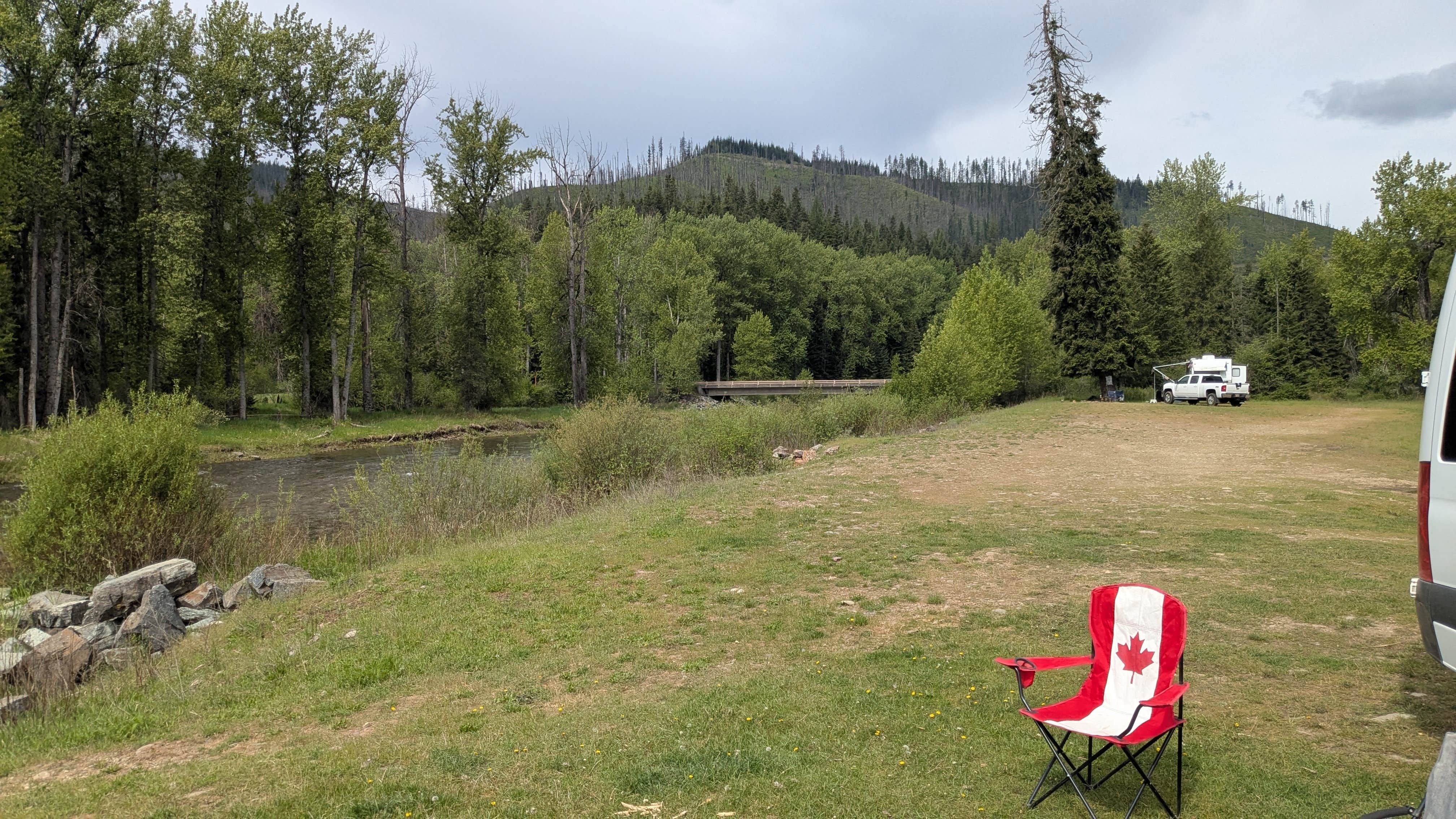 Camping near Devils Elbow: Hanks Meadow, Murray, Idaho
