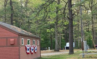 Janet R.'s photo of glamping accommodations at Hanscom AFB FamCamp near Rutland, MA