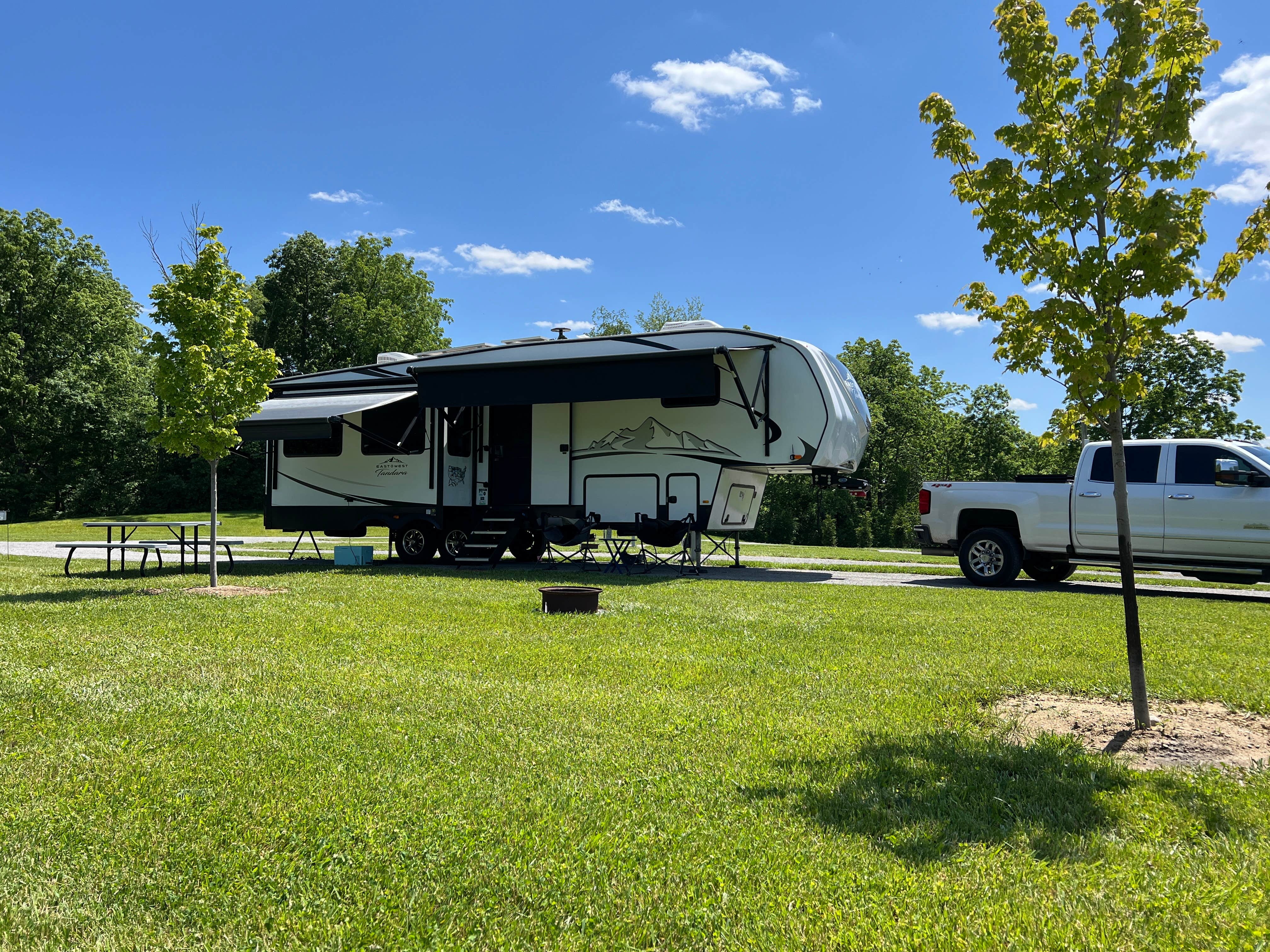 Joni C.'s photo of rv camping at Happy Acres Campground near Leo, IN
