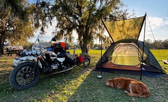 Earl B.'s photo of camping with pets at Hardee Lakes Park near Sebring, FL