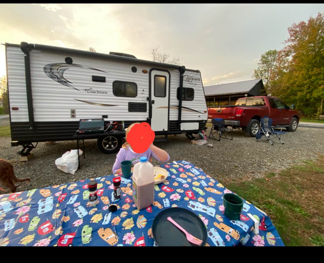 christian G.'s photo of camping with pets at Hartman Center Campground near Pennsylvania Furnace, PA
