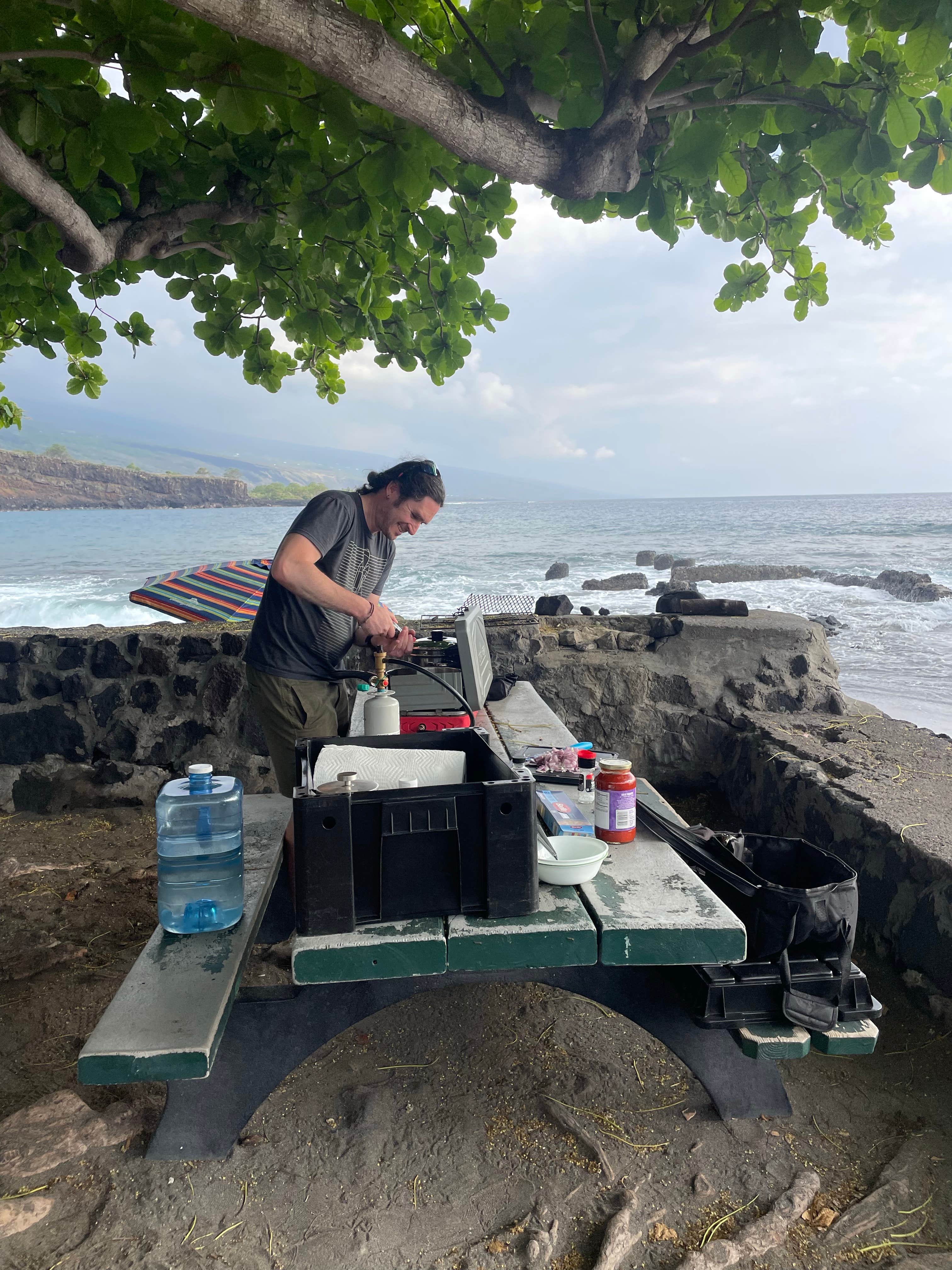 Camper-submitted photo at Ho'okena Beach Park near Kailua, HI