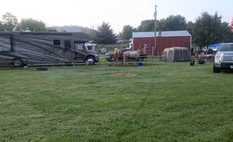 William P.'s photo of camping with a horse at Haycreek Valley Campground near Chatfield, MN