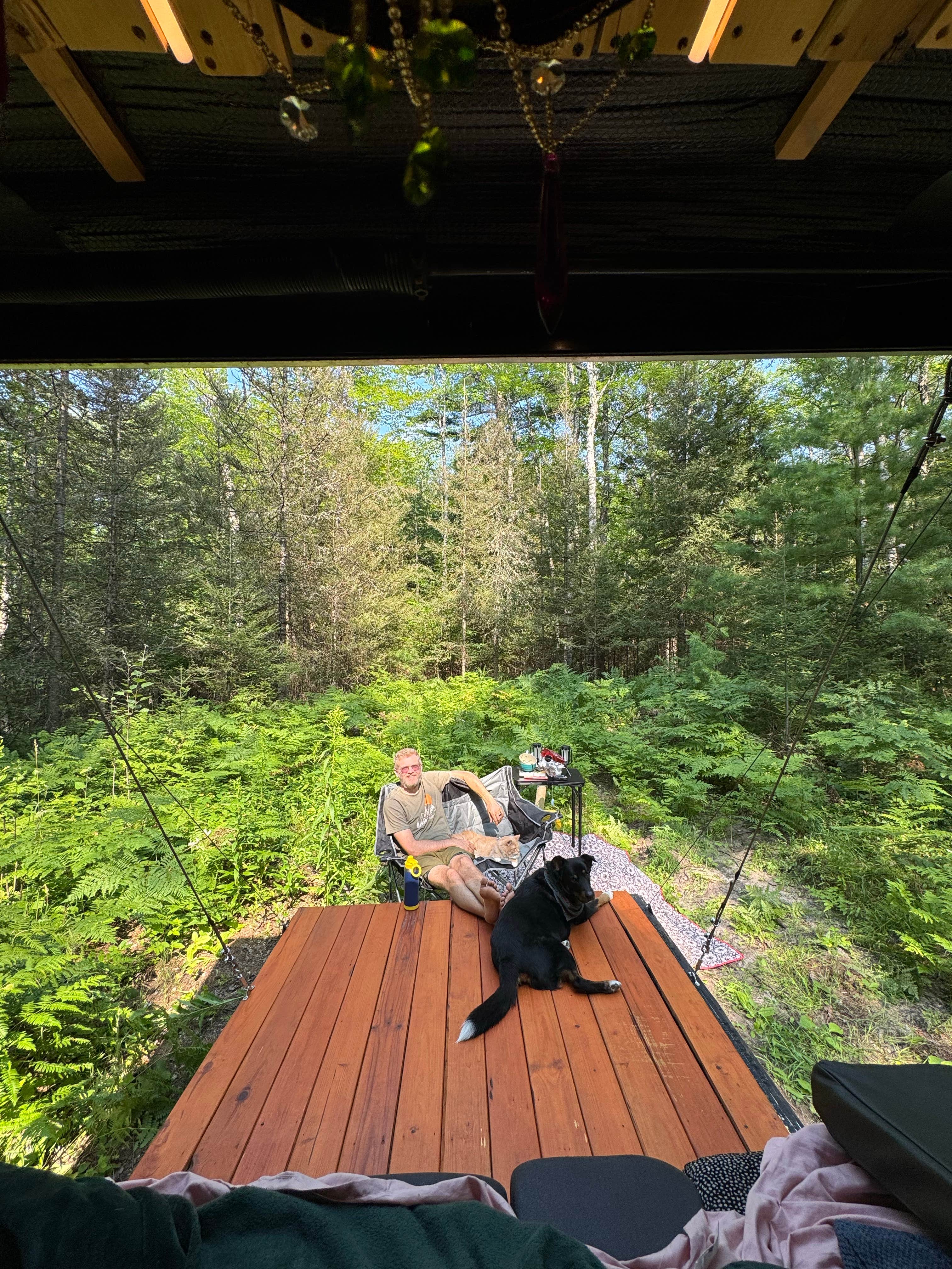 Camper-submitted photo at Haymeadow Creek NF Campground near Garden, MI