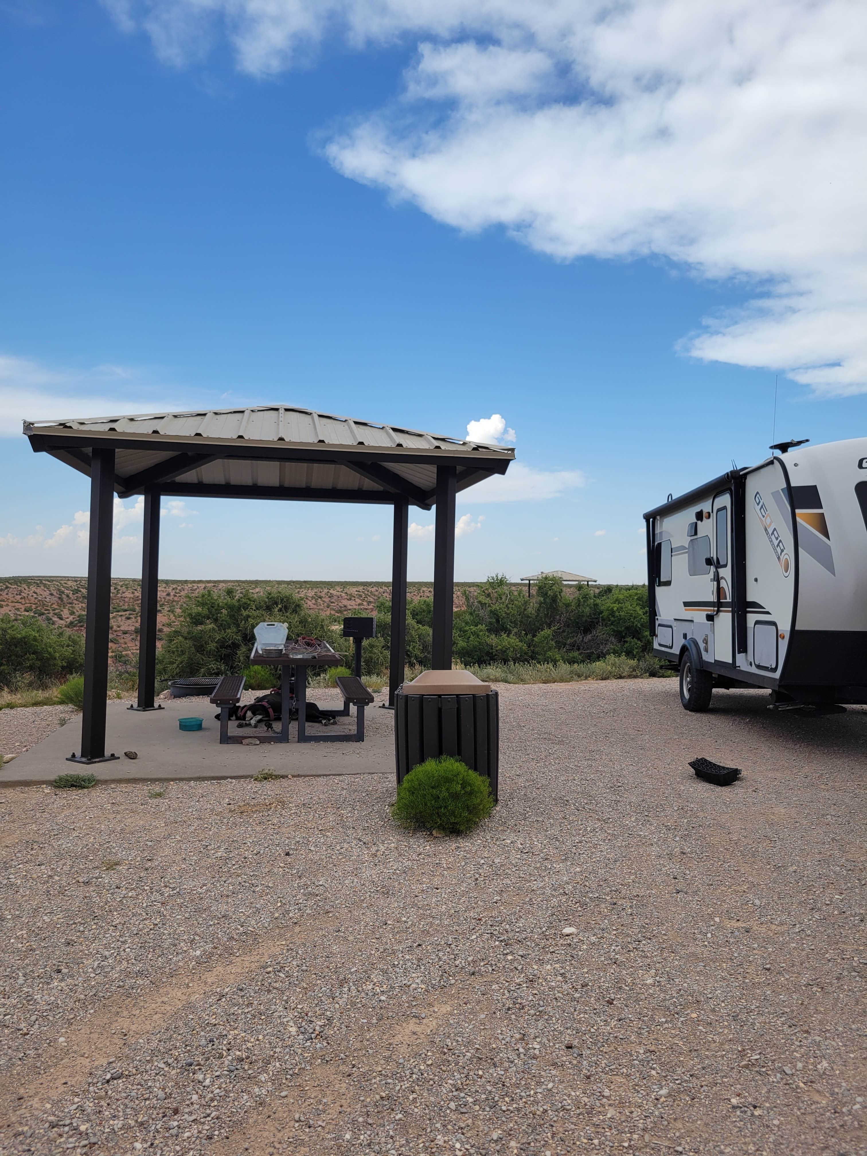 Travis A.'s photo of camping with pets at Haystack Mountain OHV Area near Dexter, NM