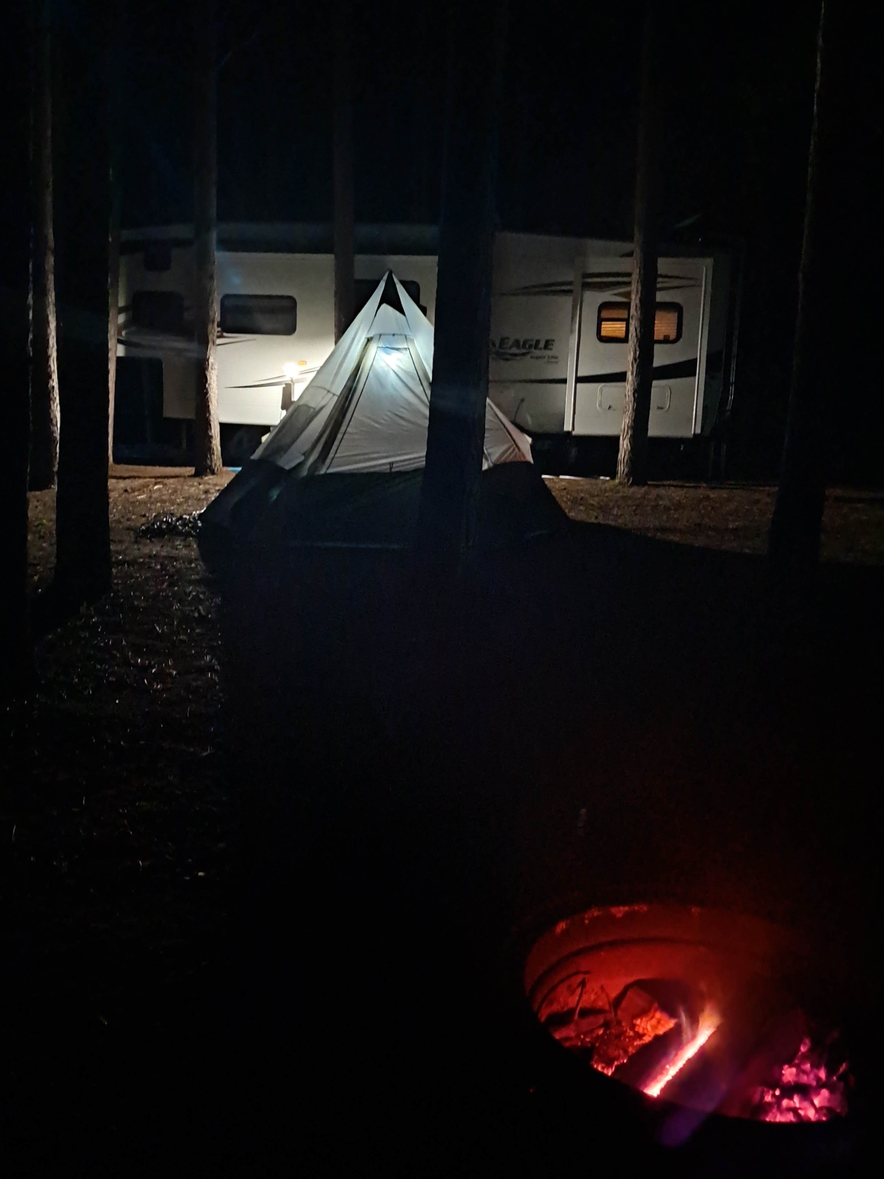 Camper-submitted photo at Hayward KOA near Stone Lake, WI