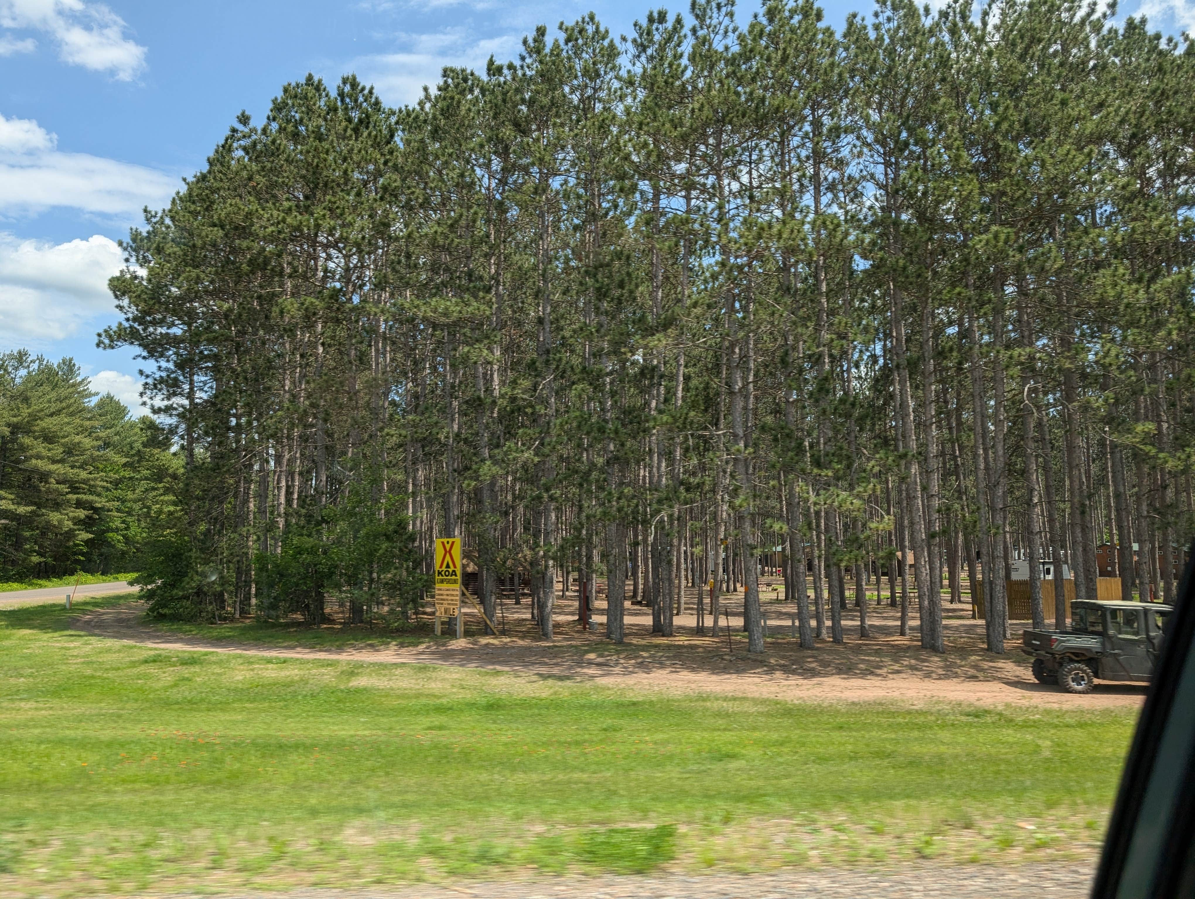 Camper-submitted photo at Hayward KOA near Stone Lake, WI