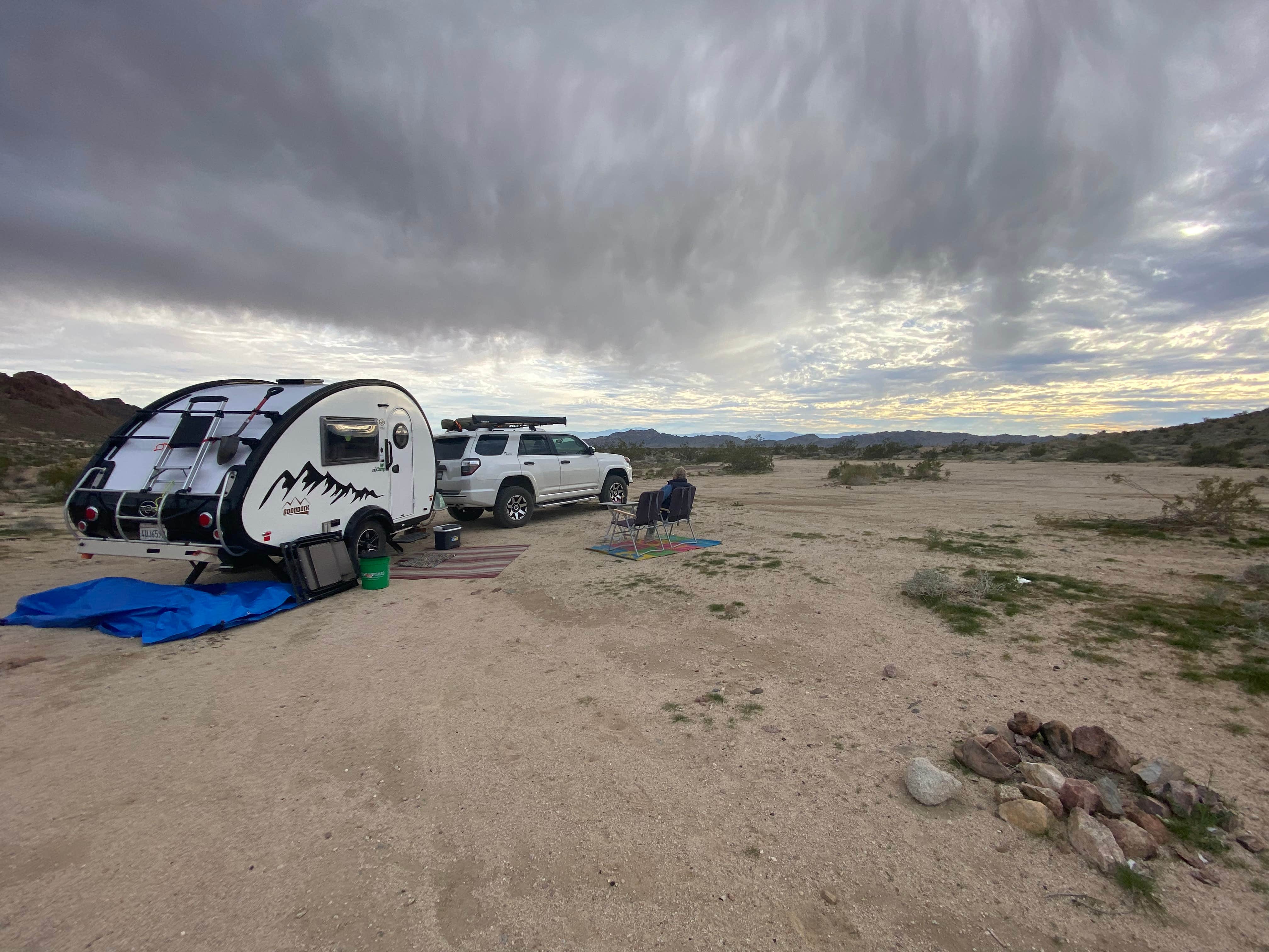 Karen C.'s photo of rv camping at Heart of the Mojave on Kelbaker Road near Cima, CA
