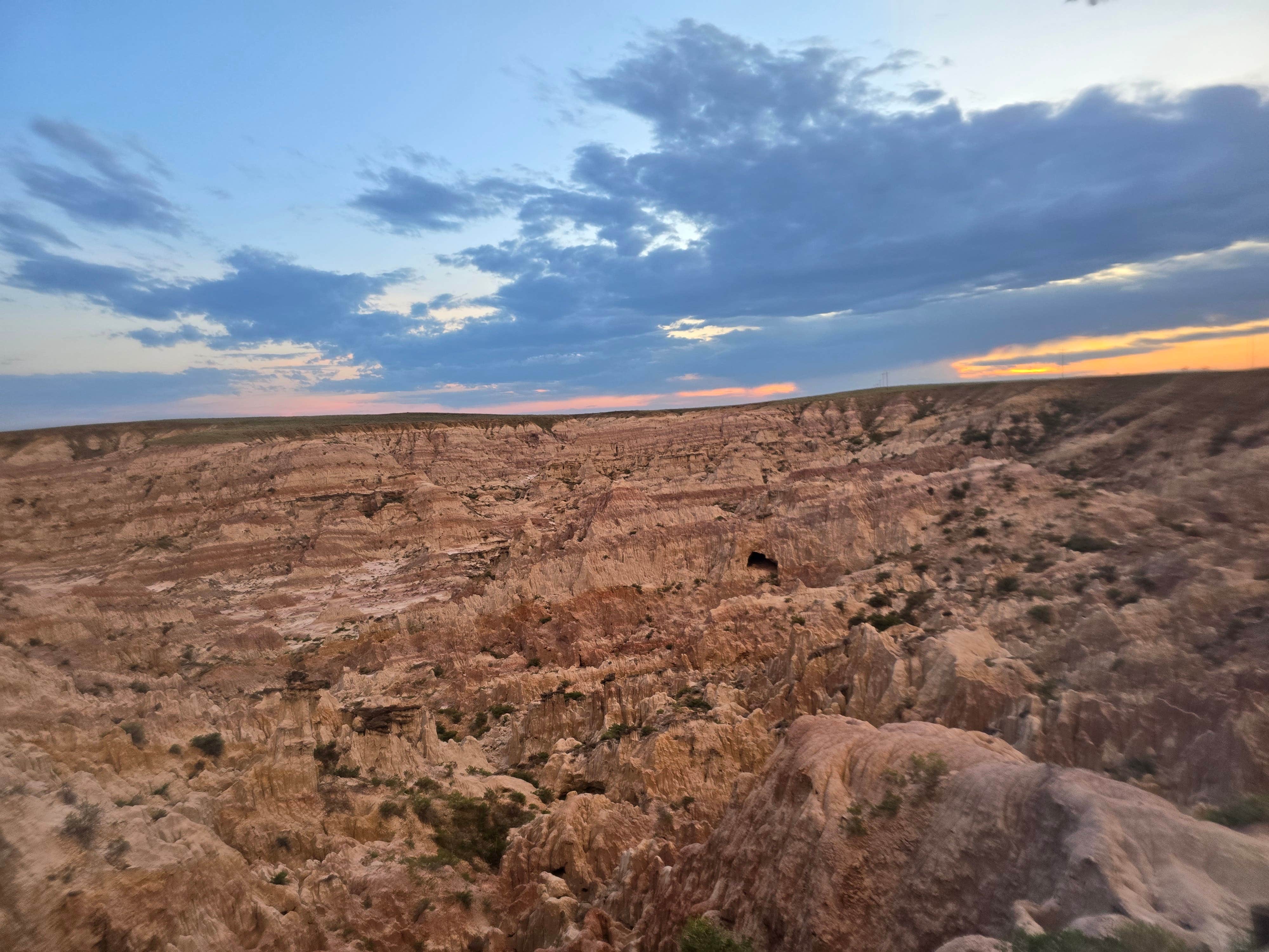 SAM's photo of a dispersed camping area at Hell's Half Acre Road near Lysite, WY