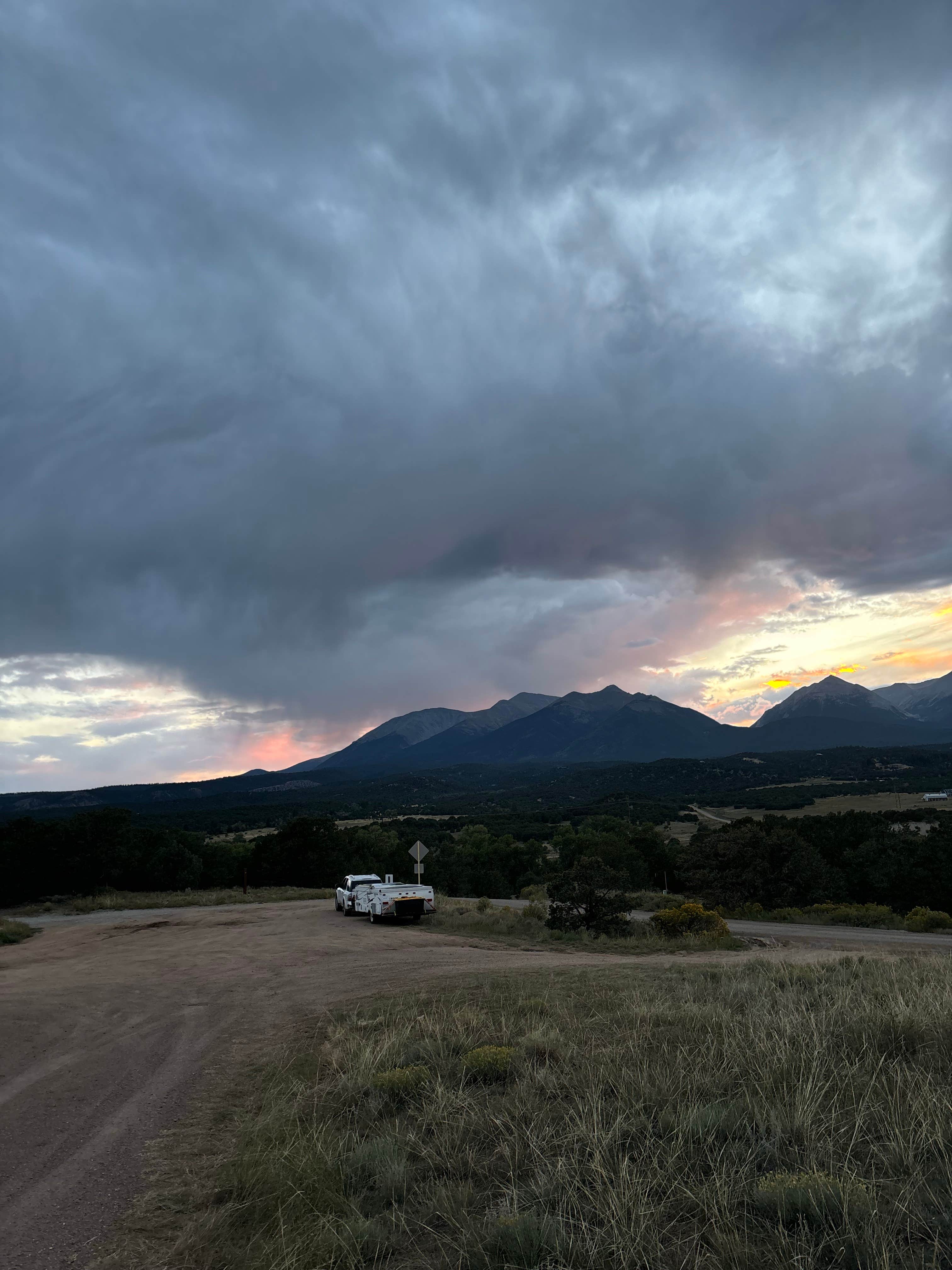 Sofia T.'s photo of a dispersed camping area at Hendricks Flat near Howard, CO