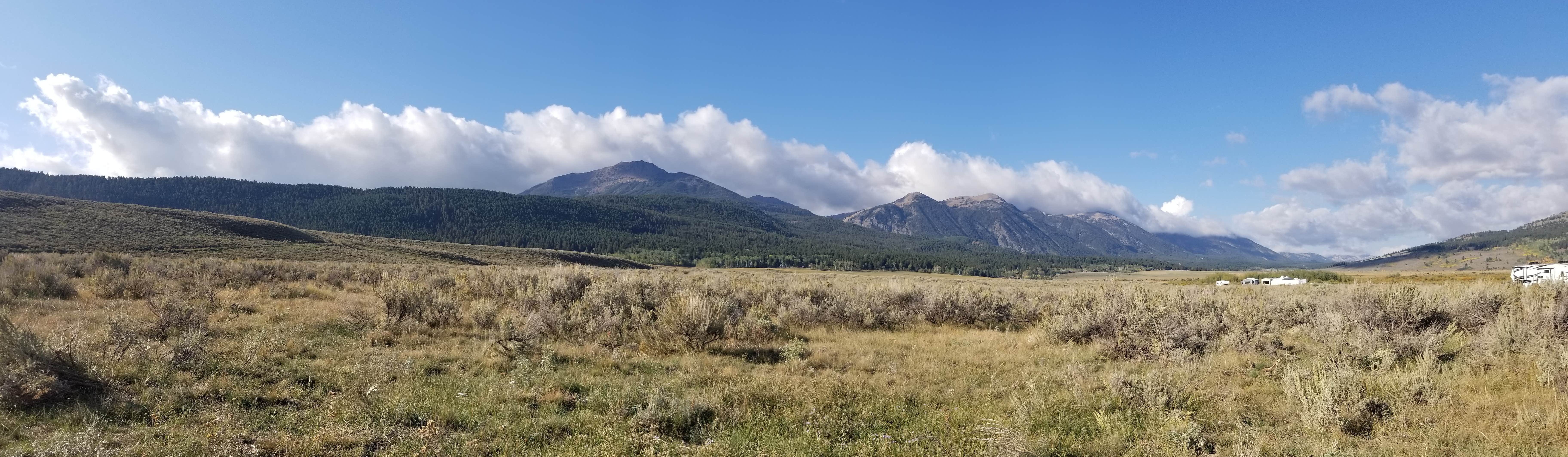 Sue B.'s photo of a dispersed camping area at Henry Lake Dispersed Camping near West Yellowstone, MT