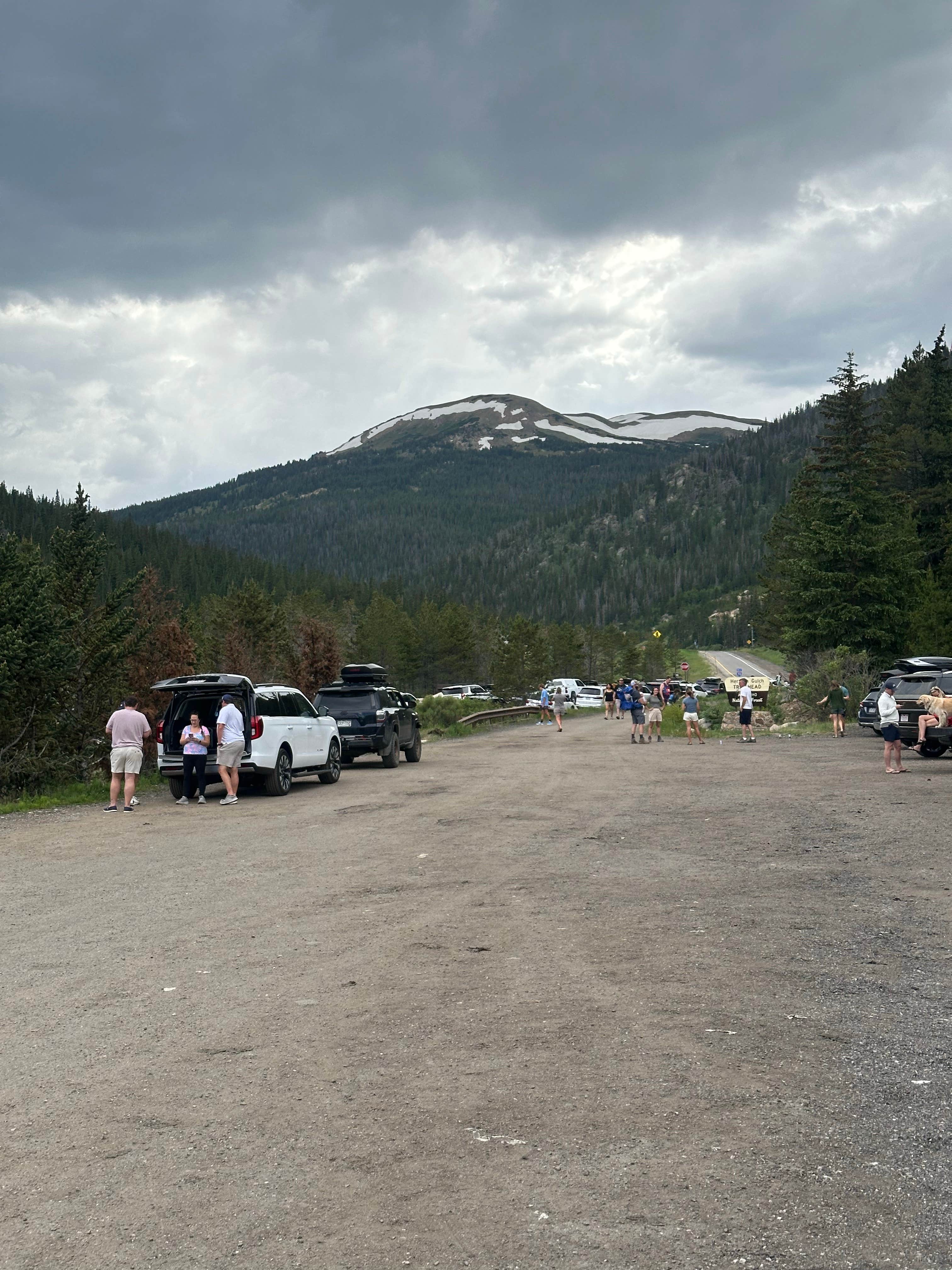 Camping near Peru Creek Designated Dispersed Camping: Herman Gulch Trailhead, Silver Plume, Colorado