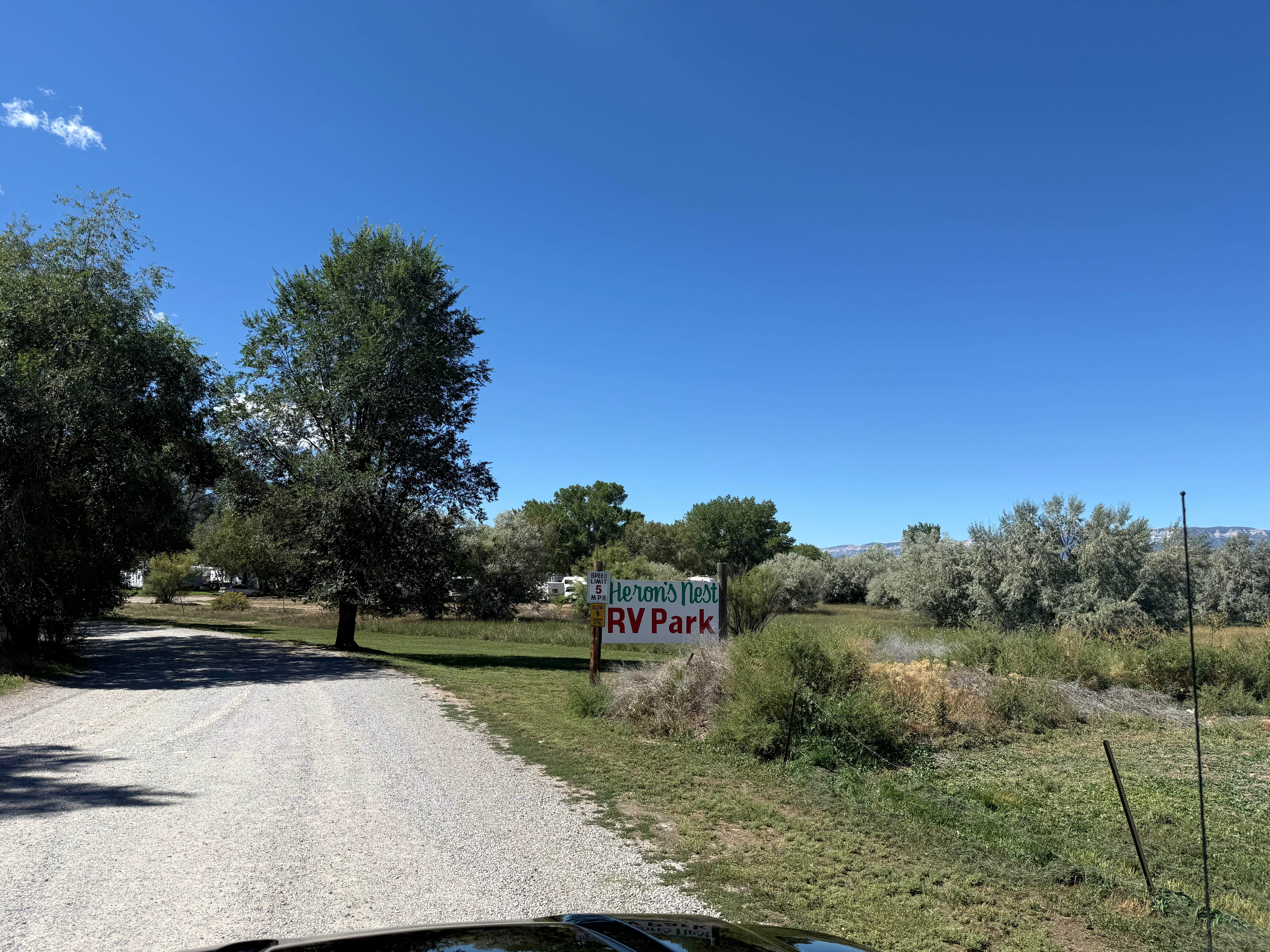 Camper-submitted photo at Heron's Nest RV Park near Glenwood Springs, CO