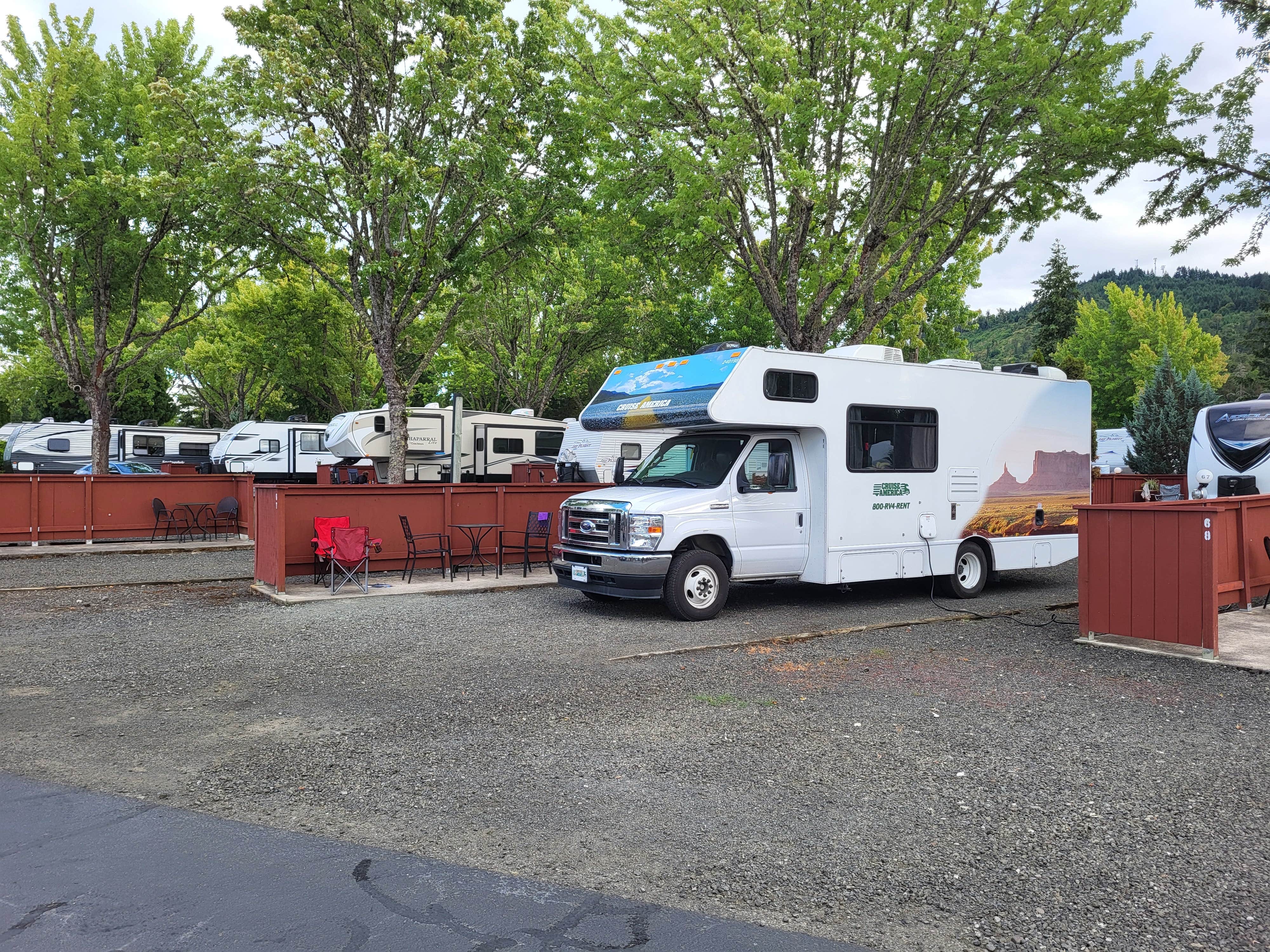 Tjitte F.'s photo of rv camping at Hi-Way Haven RV Park near East Springfield, OR
