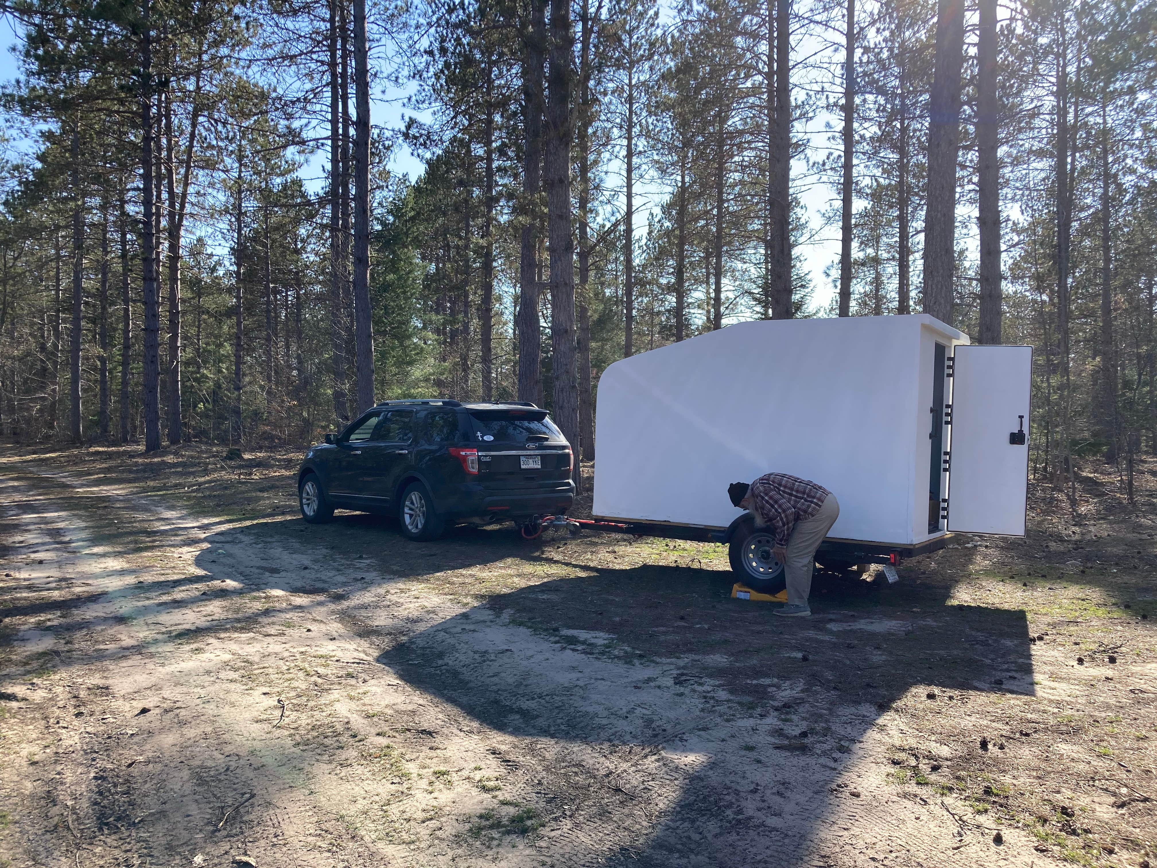 Camper-submitted photo at Hickey Marsh Dispersed Camping near Eben Junction, MI