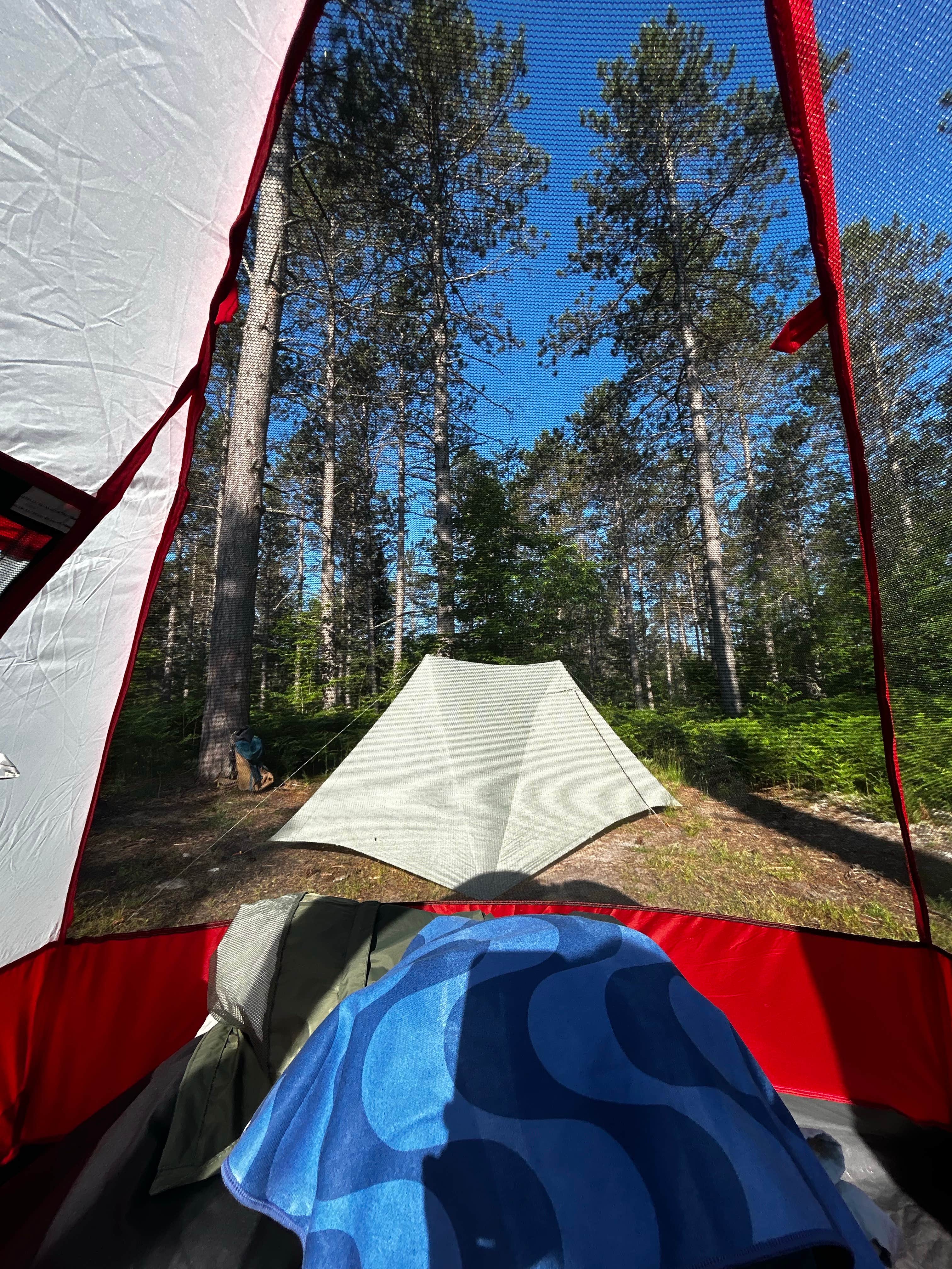 Camping near Lake Superior Beachfront (US Forest Land): Hickey Marsh Dispersed Camping, Wetmore, Michigan