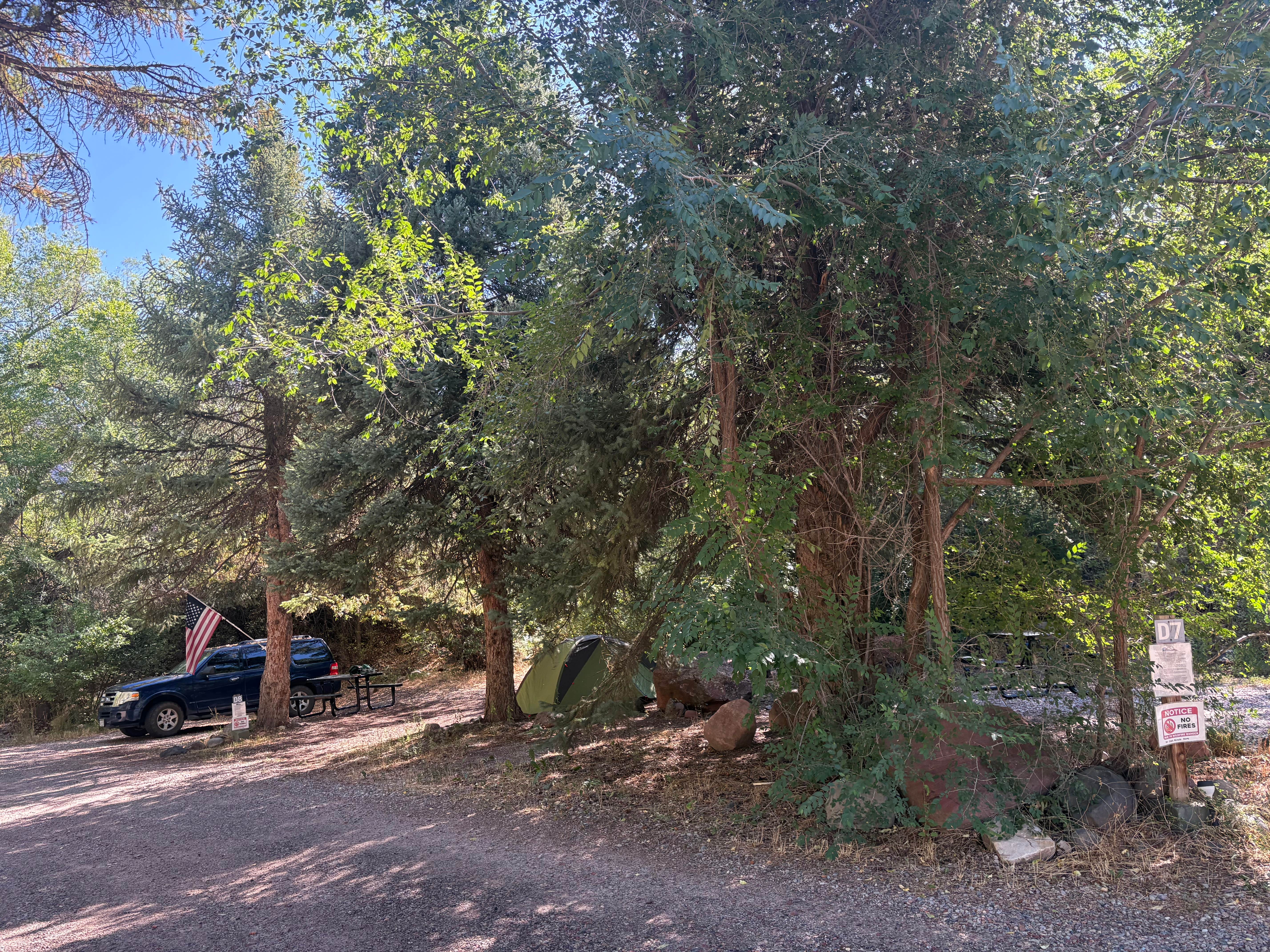 Camper-submitted photo at Hideout Cabins and Campground near Glenwood Springs, CO