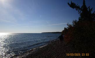 Zachary G.'s photo of a dispersed camping area at High Rock Bay near Hubbell, MI