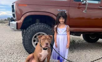 Joey M.'s photo of camping with pets at Highline Trail RV Park near Cora, WY