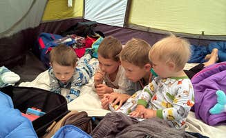 Andy B.'s photo at Hildebrandt Campground — Warren Dunes State Park near Benton Harbor, MI