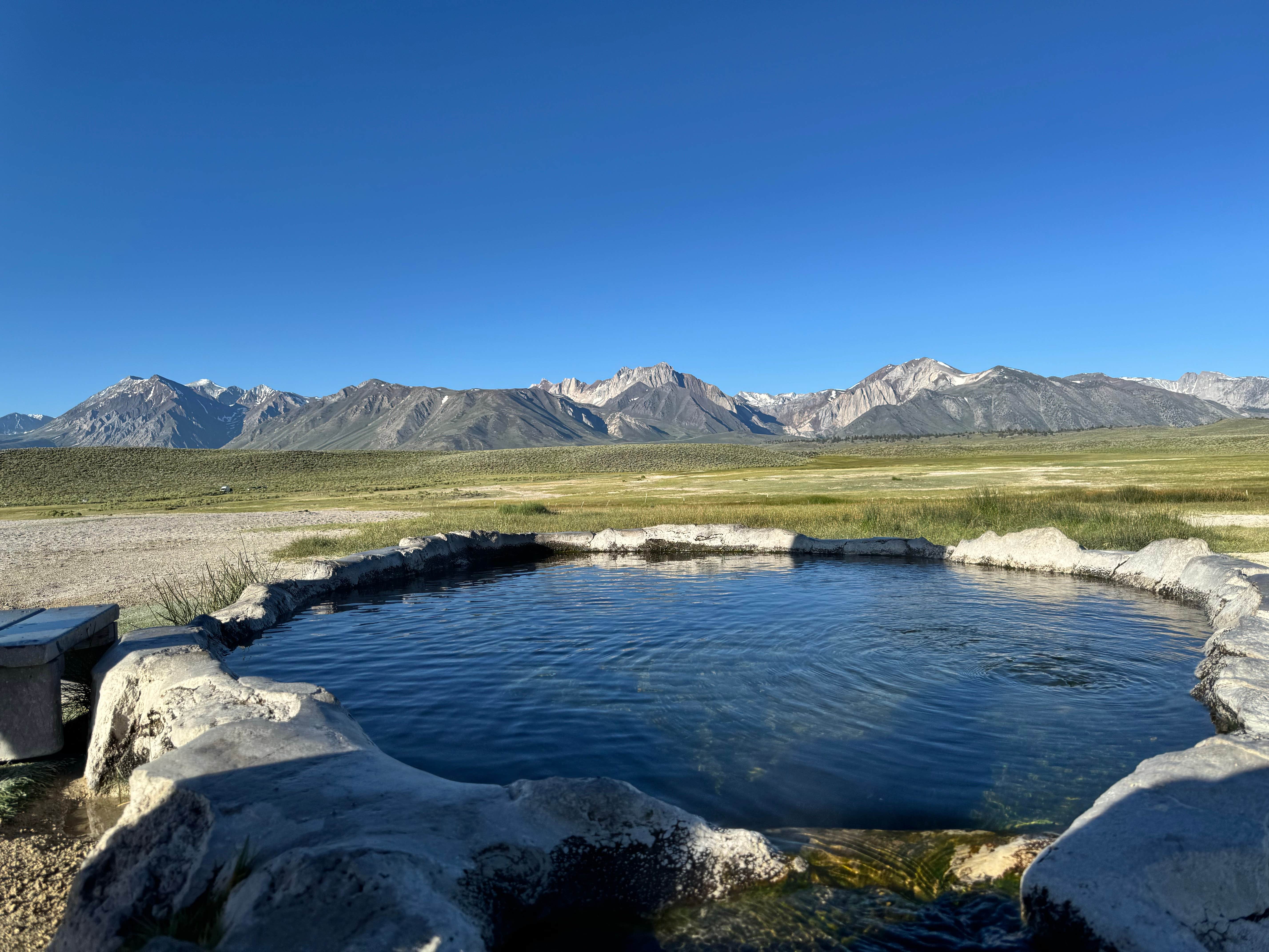 Camper-submitted photo at Hilltop Hot Springs near Benton, CA