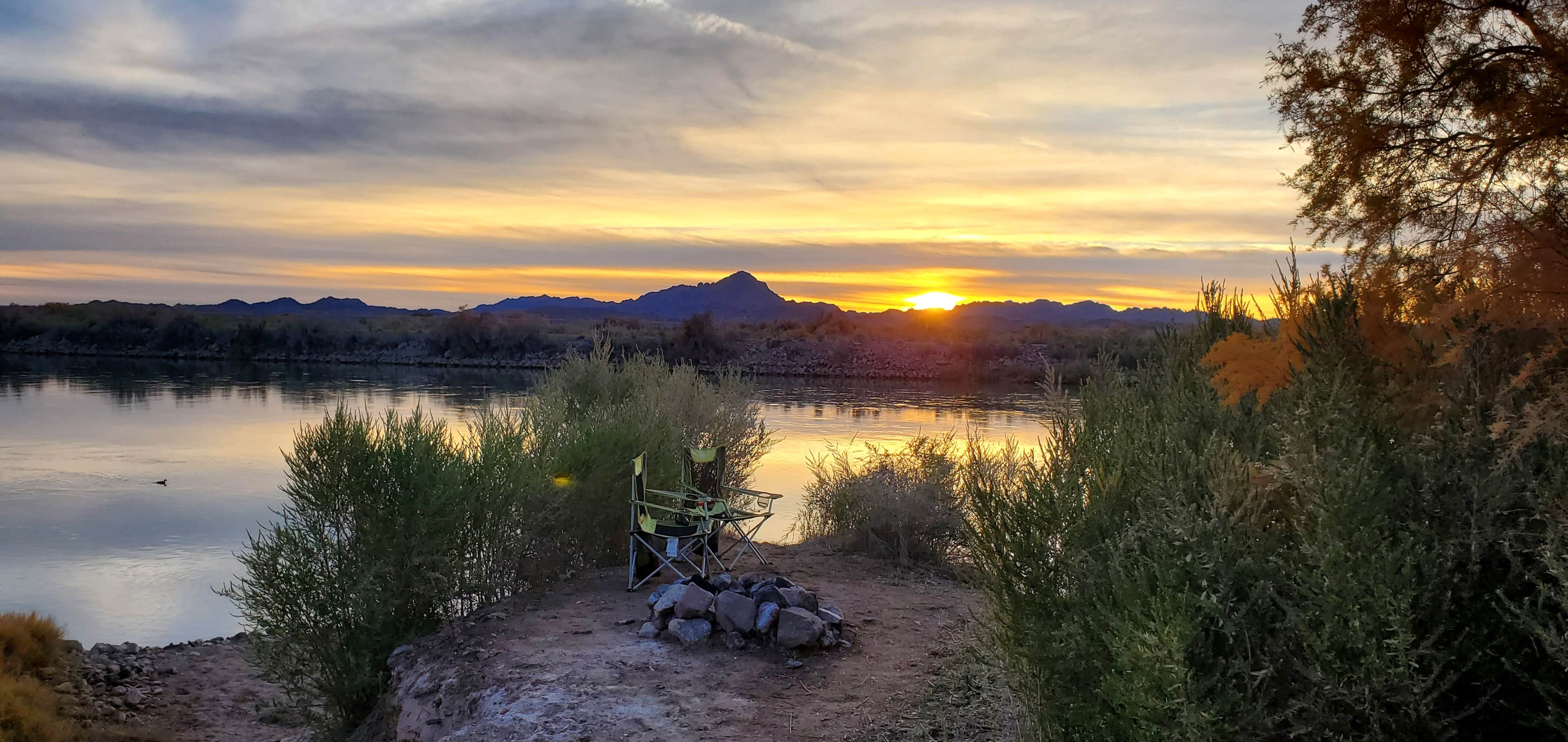John R.'s photo of a dispersed camping area at Hippie Hole Camping Area near Palo Verde, CA