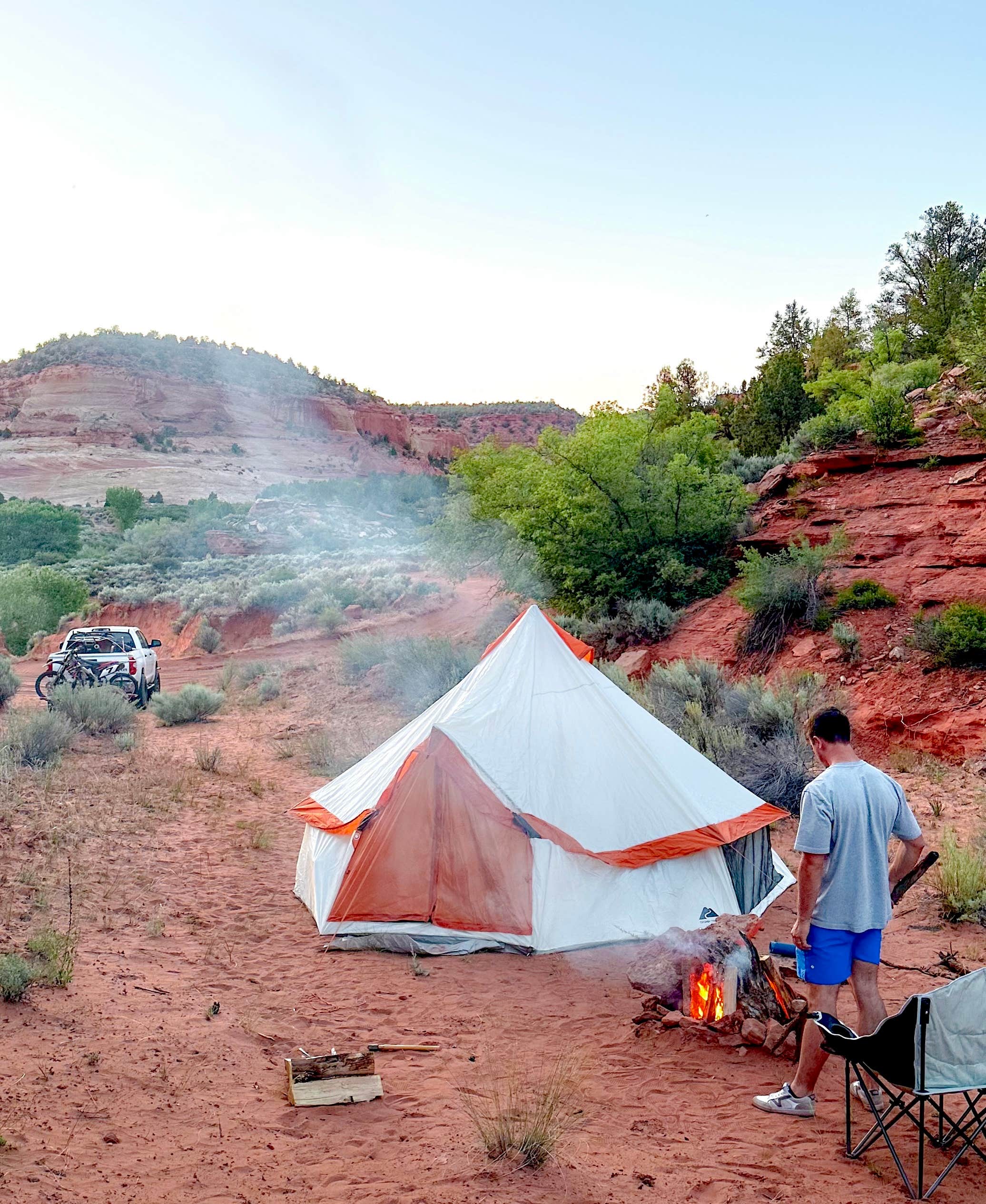 rileigh M.'s photo of a dispersed camping area at Hog Canyon OHV - Dispersed Camping near Orderville, UT