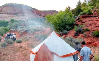 rileigh M.'s photo of a dispersed camping area at Hog Canyon OHV - Dispersed Camping near Mount Carmel Junction, UT