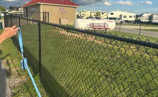 Chris A.'s photo of camping with pets at Hog Valley RV & Treehouse Resort near Winslow, AR