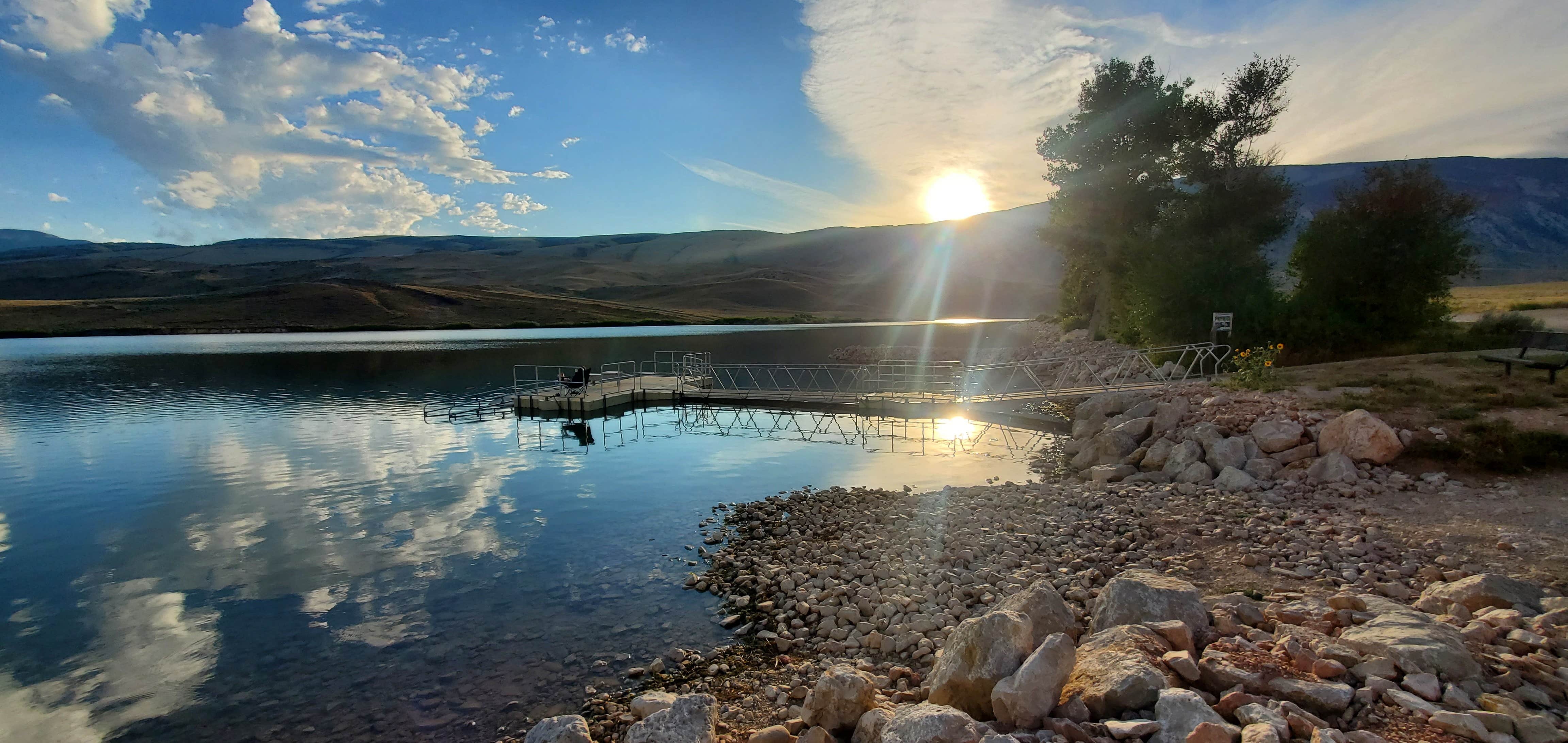 Camper-submitted photo at Hogan Reservoir BLM Campground near Frannie, WY