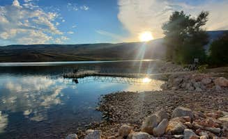 Lia T.'s photo of a dispersed camping area at Hogan Reservoir BLM Campground near Red Lodge, MT
