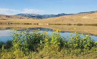 Lia T.'s photo of a dispersed camping area at Hogan Reservoir BLM Campground near Ralston, WY