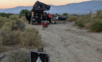 Linda L.'s photo of camping with pets at Hogback Creekside Camp near Death Valley National Park