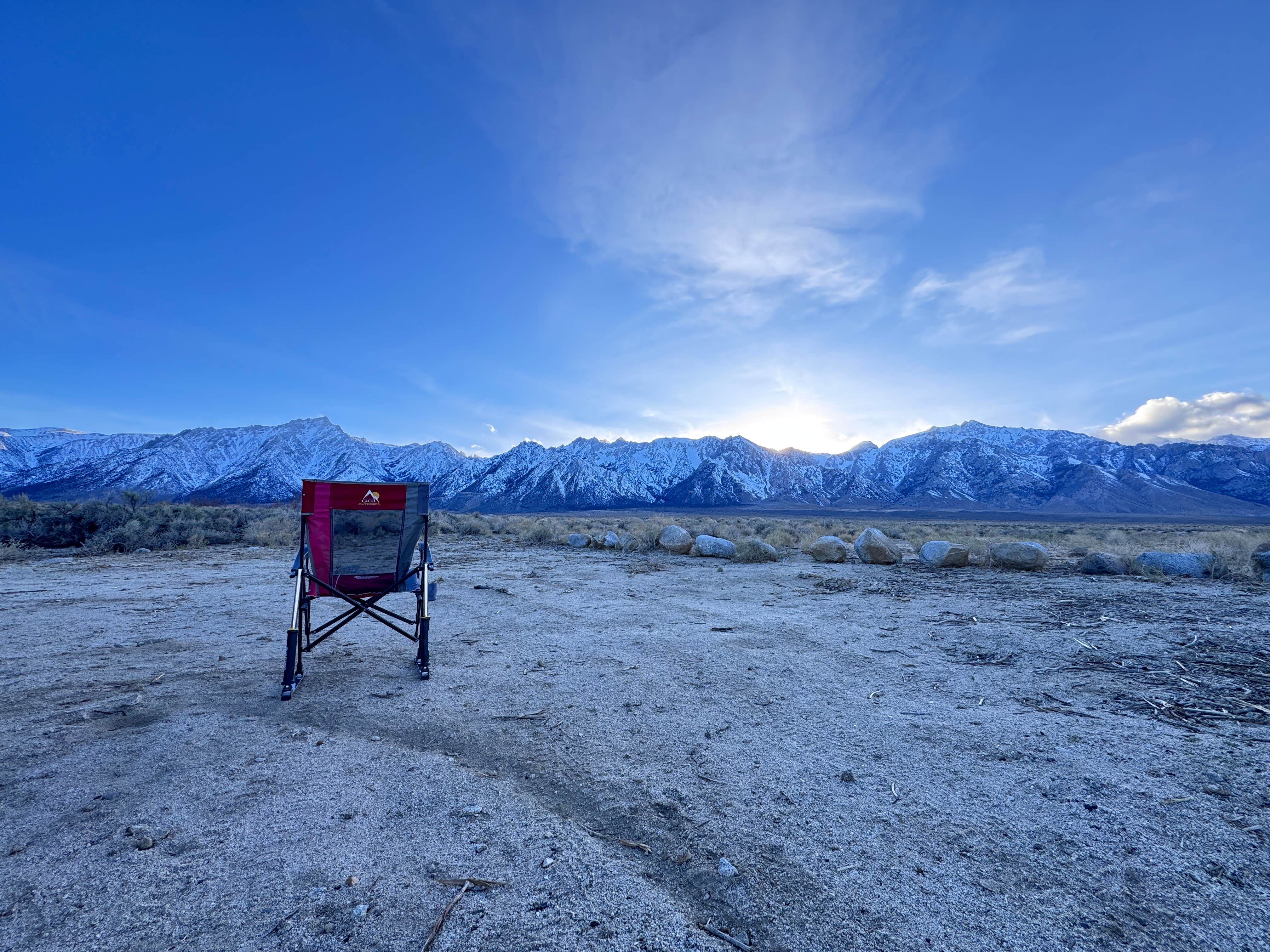 Camper-submitted photo at Hogback Creekside Camp near Alabama Hills, CA