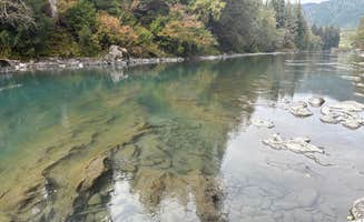 Sarah S.'s photo of a dispersed camping area at Hoh river hideaway near Olympic National Forest