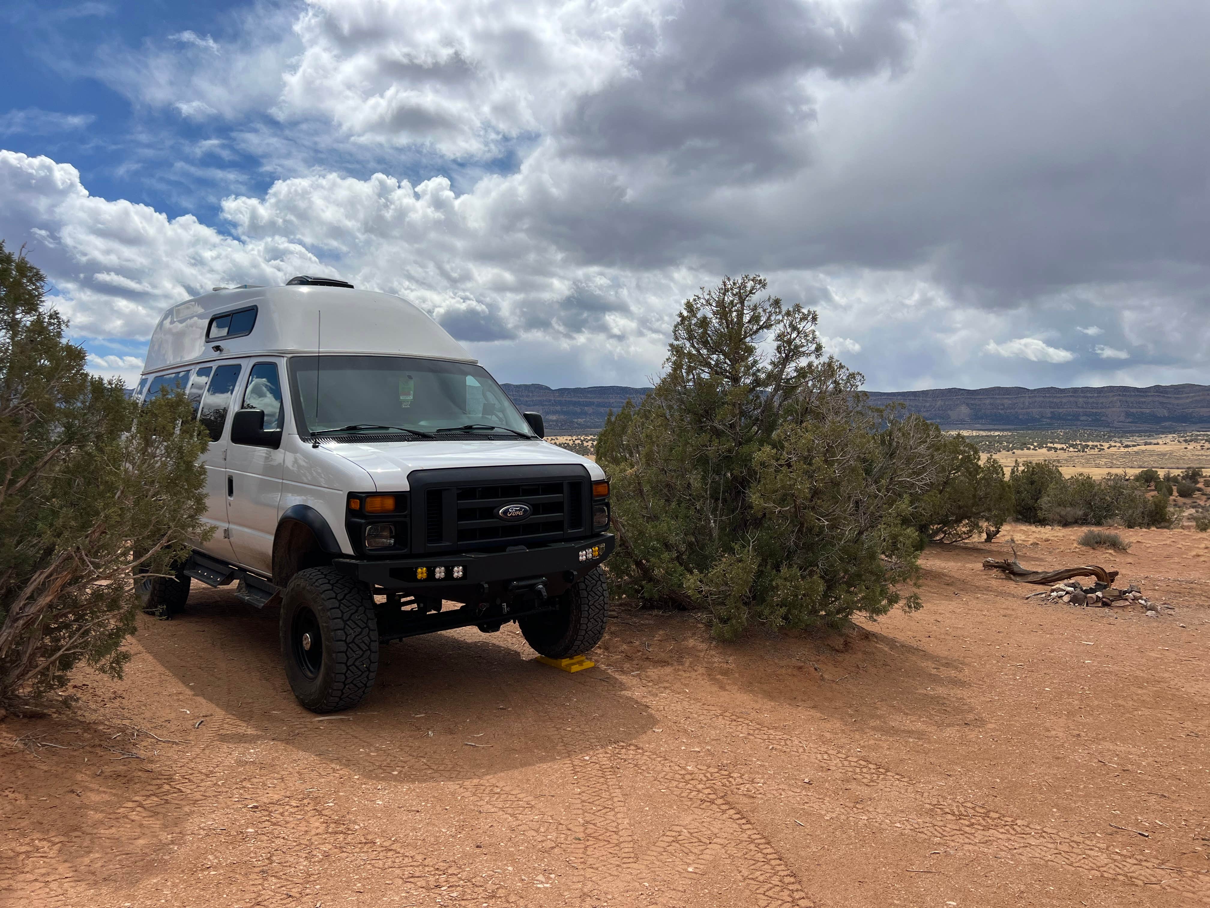 Meghan B.'s photo of rv camping at Hole in the Rock Road Dispersed at Utah 24 near Glen Canyon National Recreation Area