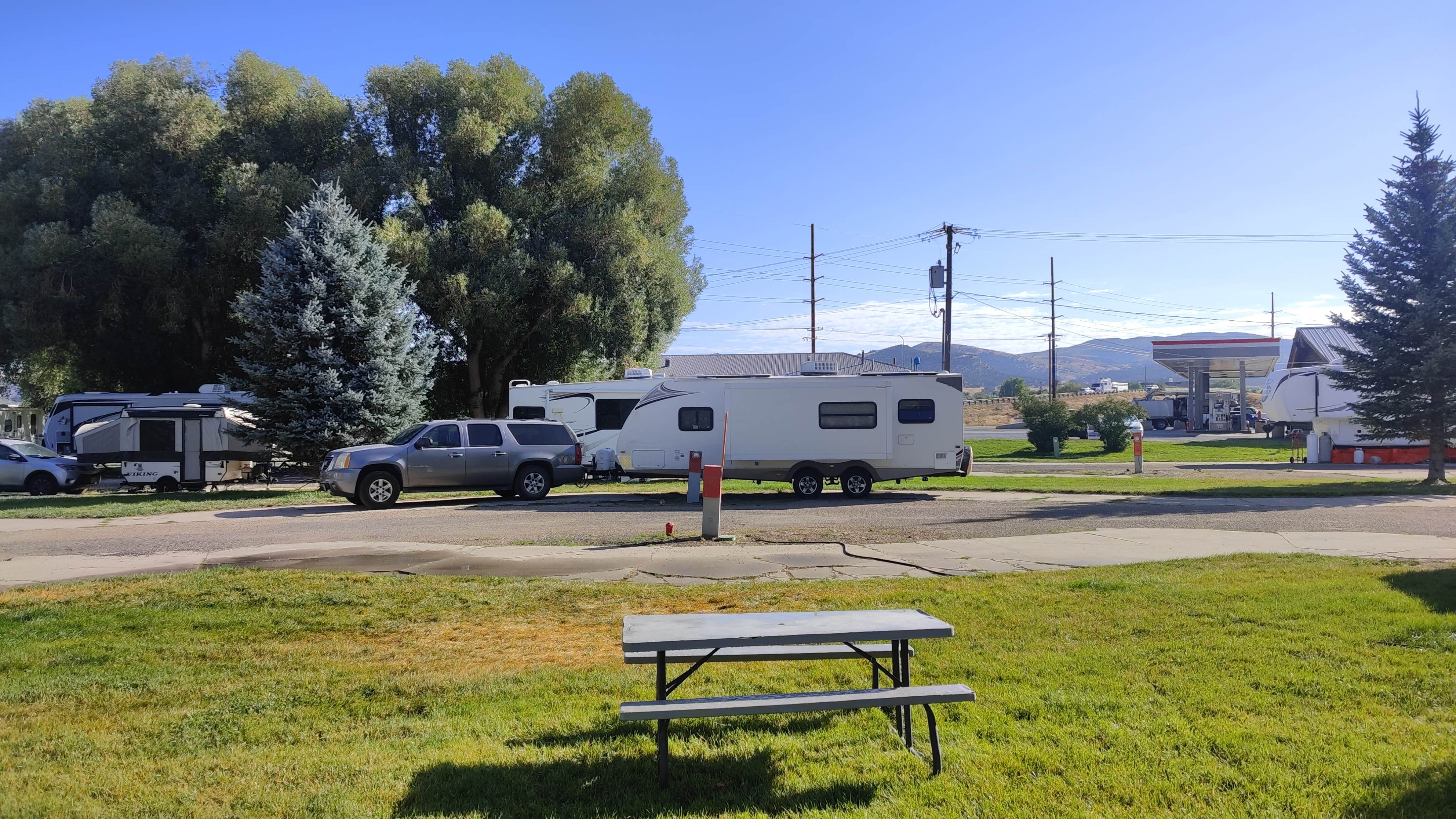 Kody S.'s photo of rv camping at Holiday Hills RV Park near Mounthaven, UT
