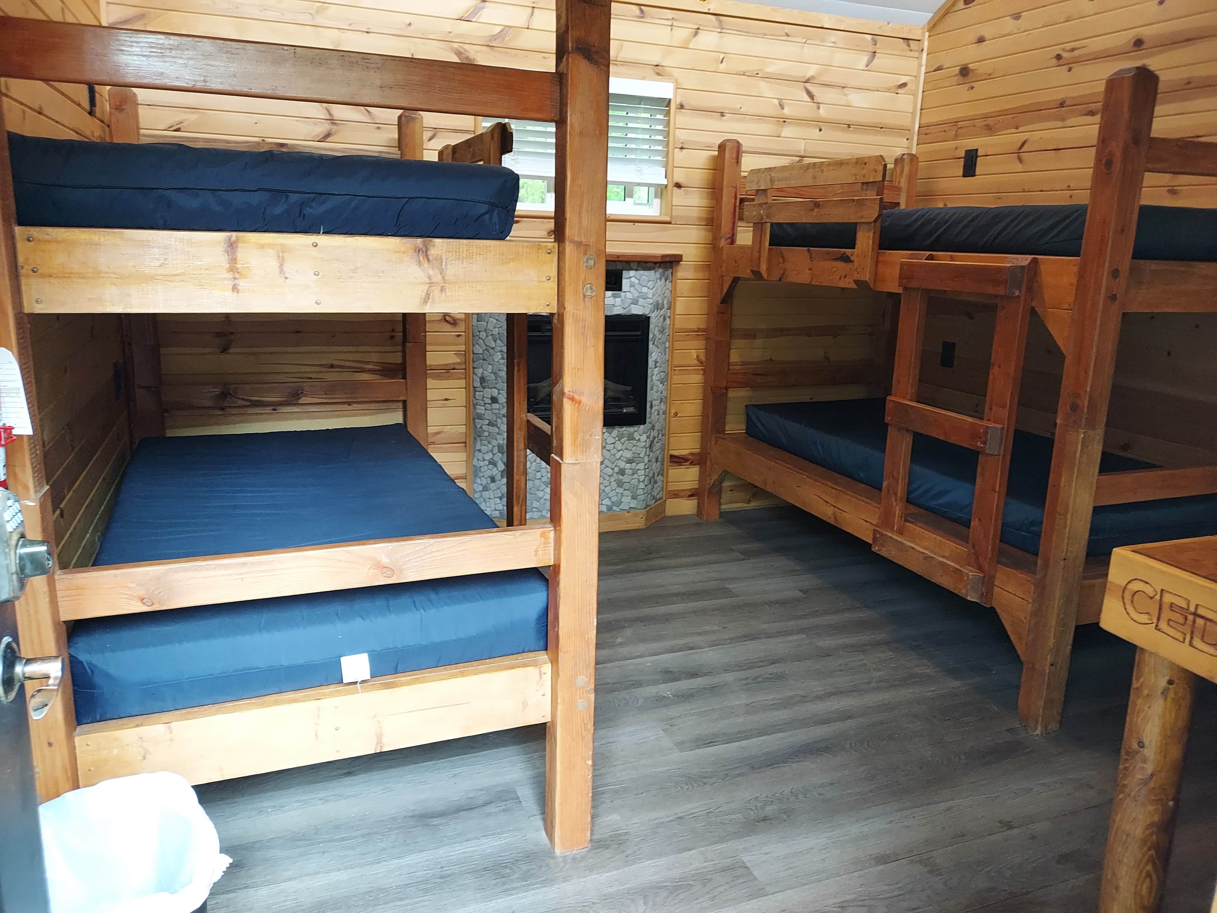 Stephanie H.'s photo of glamping accommodations at McGinnis Lake Modern Campground — Holly Recreation Area near Grand Blanc, MI